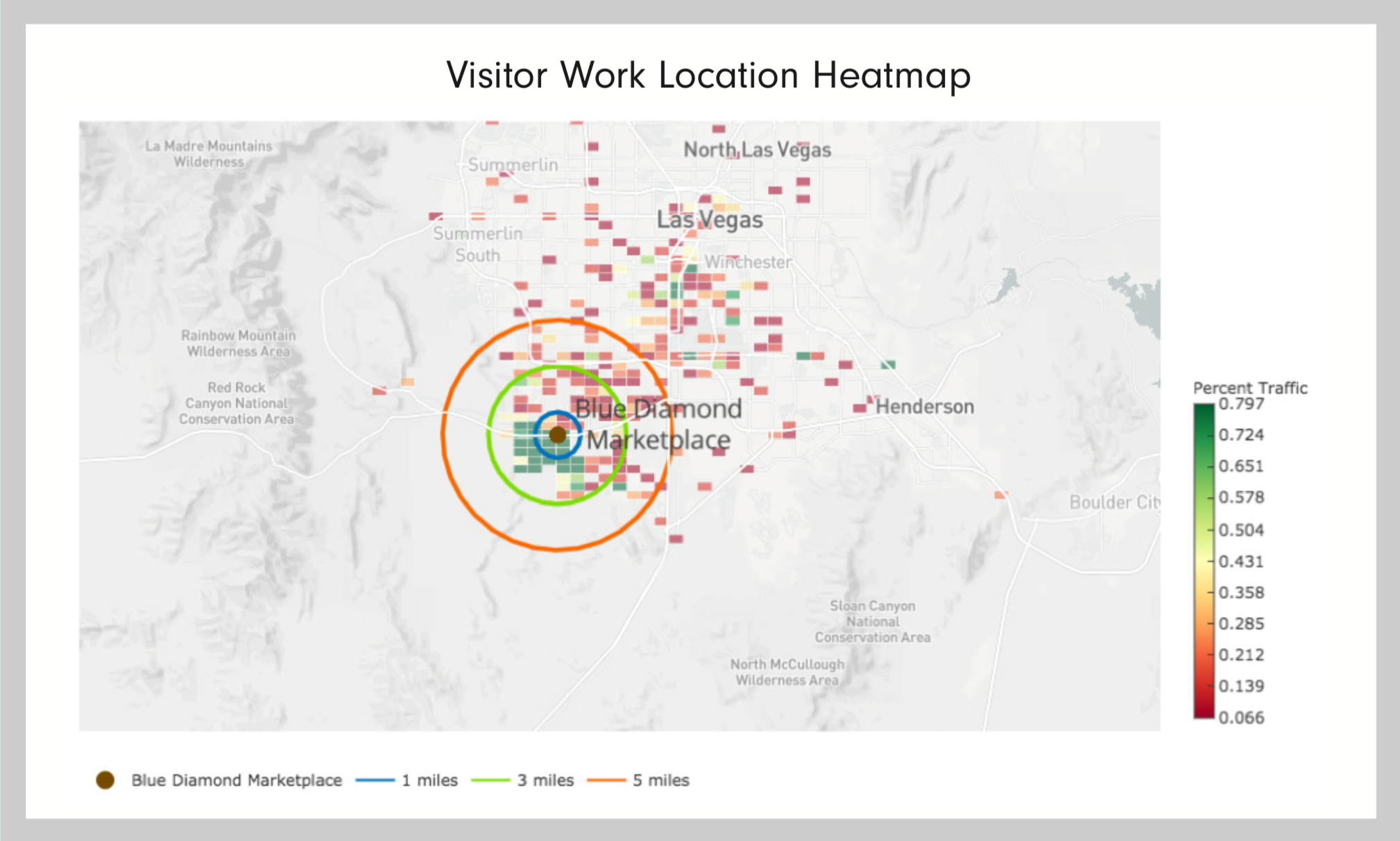 Single store trade areas allow for optimal site selection and prevent customer cannibalization. Orbital Insight’s multiple so