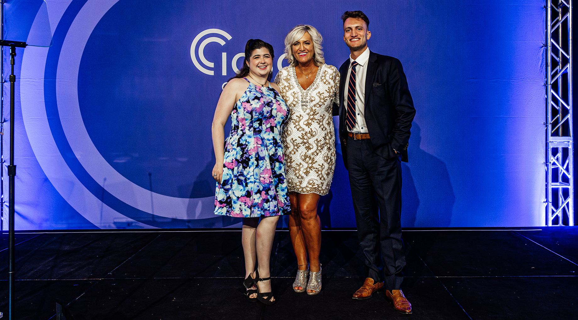 Marcia Foote and Anthony Panuzio with Hannah Rodis, site manager for Your Concierge Connection’s Las Vegas properties, at the