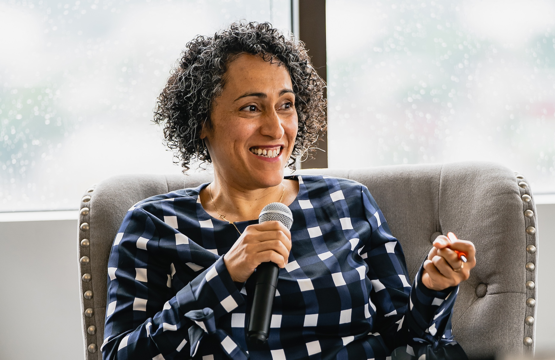 Streetsense’s Larisa Ortiz spoke on a panel called Reimagining the Workplace: A New Lease on Life for Office Space at the Jun