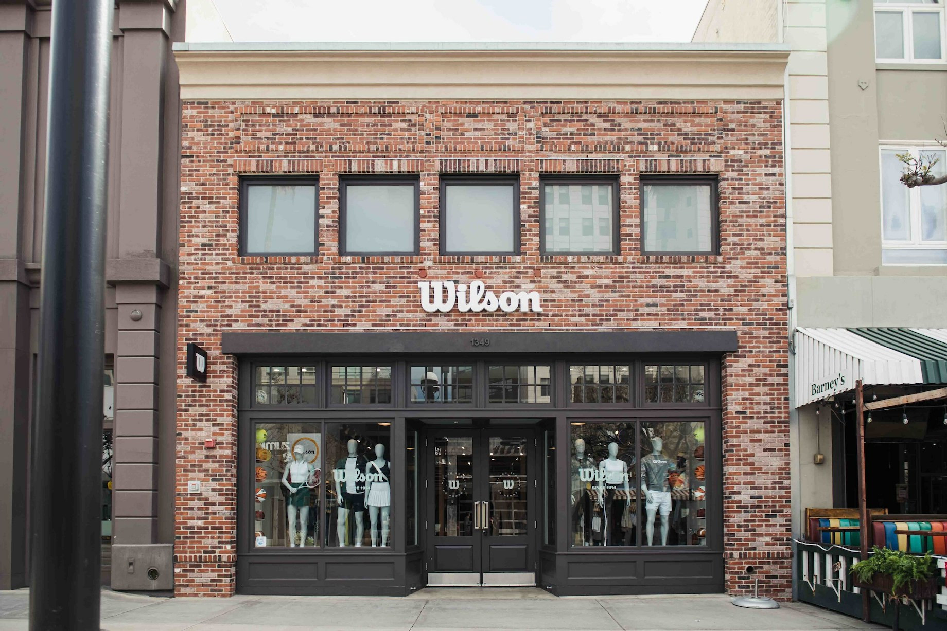 Wilson Sporting Goods on Santa Monica, California’s Third Street Promenade, also pictured at top