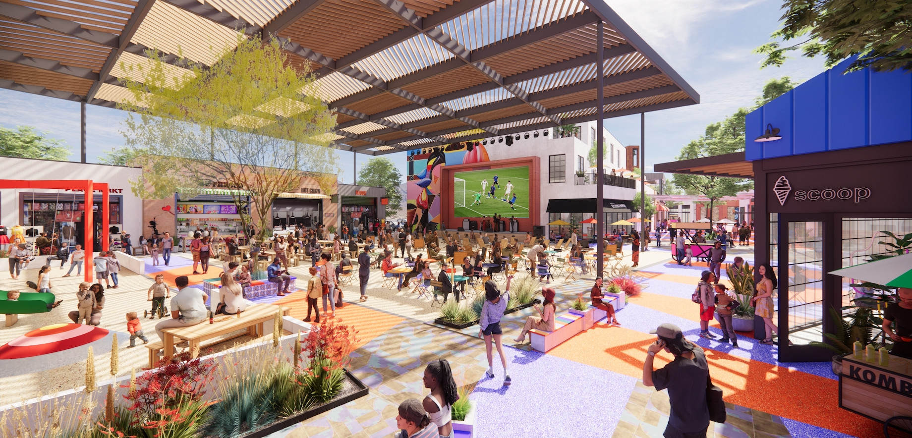 Agora is working on a 29-acre mixed-use development in downtown North Las Vegas that will include about 100 small businesses,