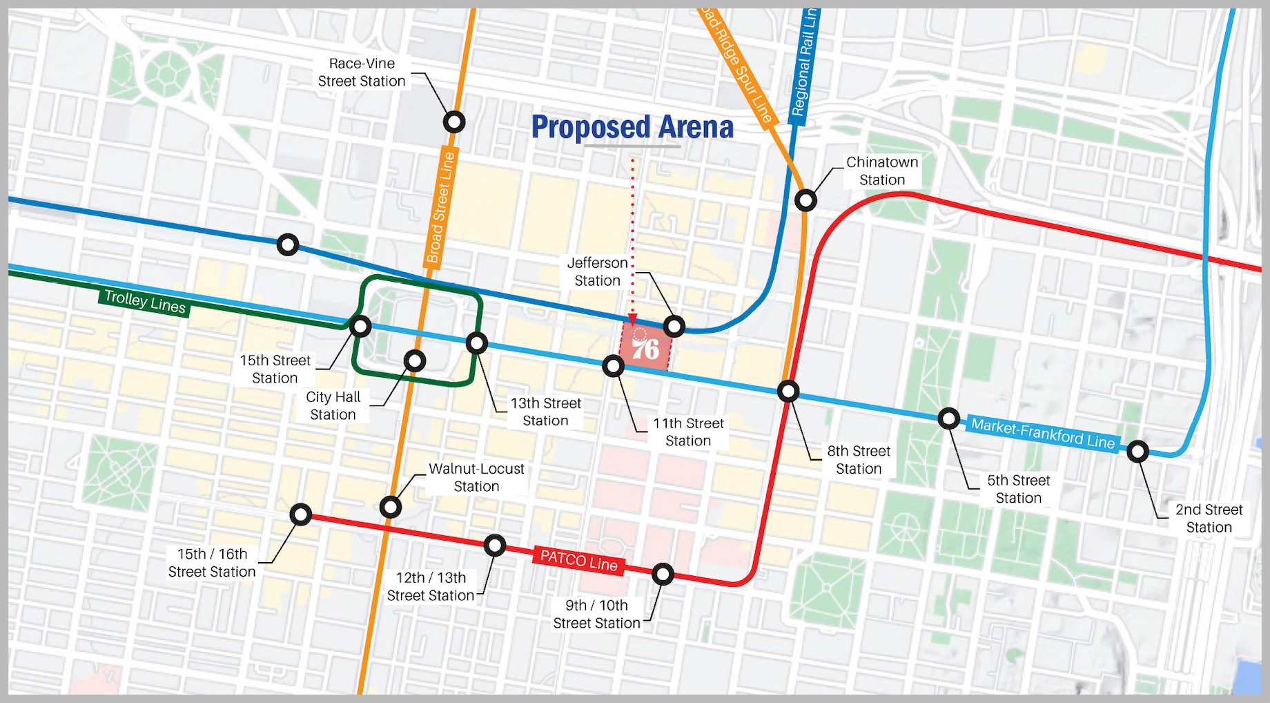 Proposed map for 76 Place, a rendering of which is pictured at top