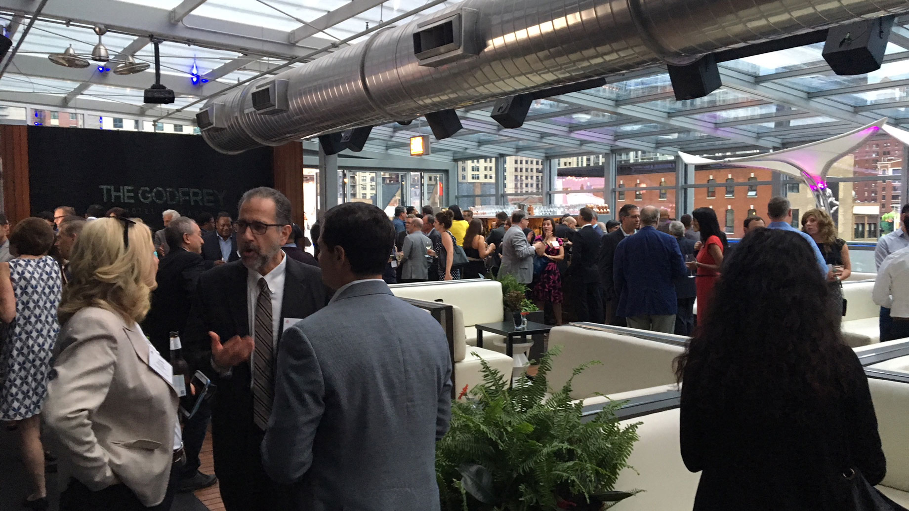 The event took place at The Godfrey Hotel Chicago.