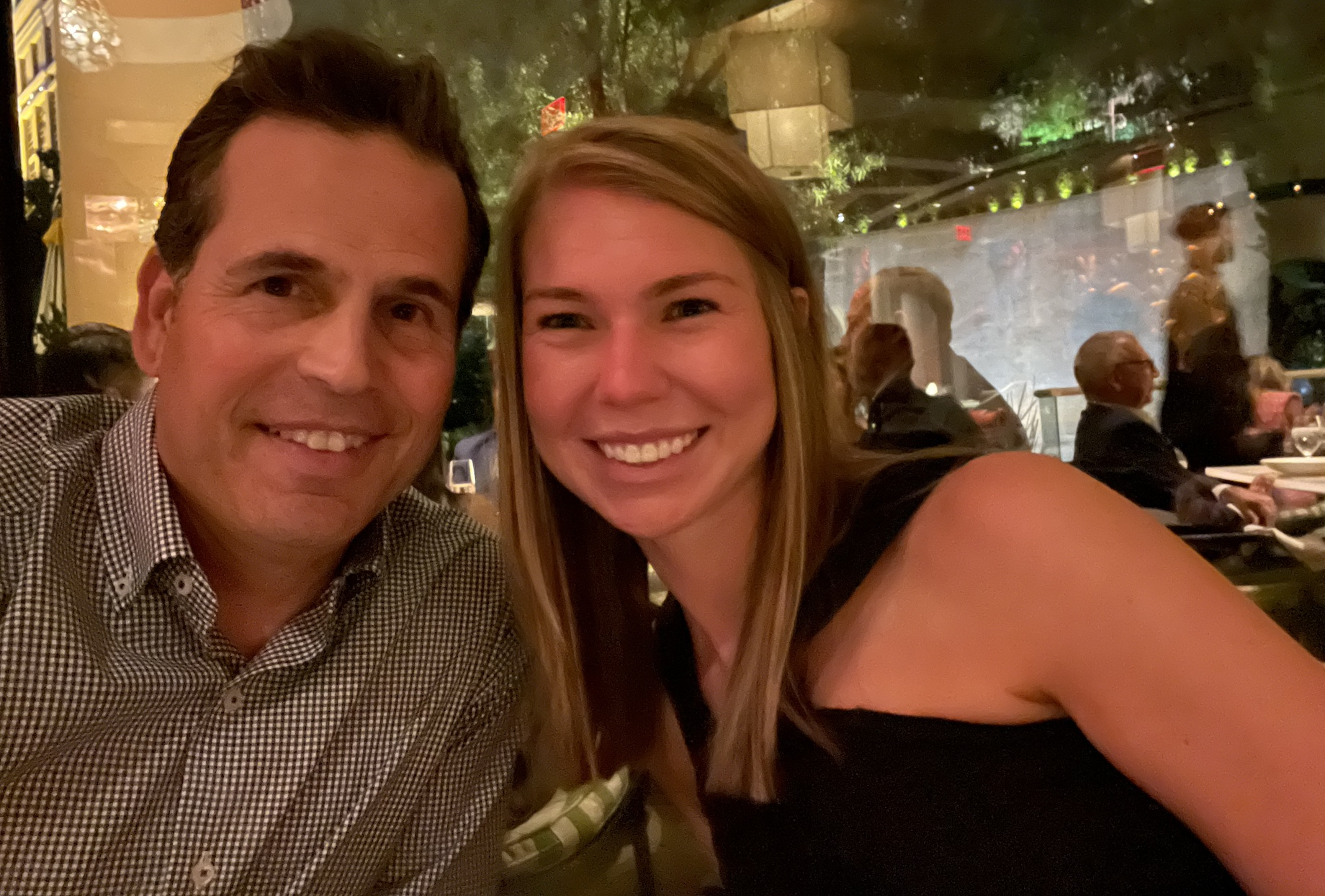 Selers and colleagues had dinner with Great Clips real estate manager Joel Strause.