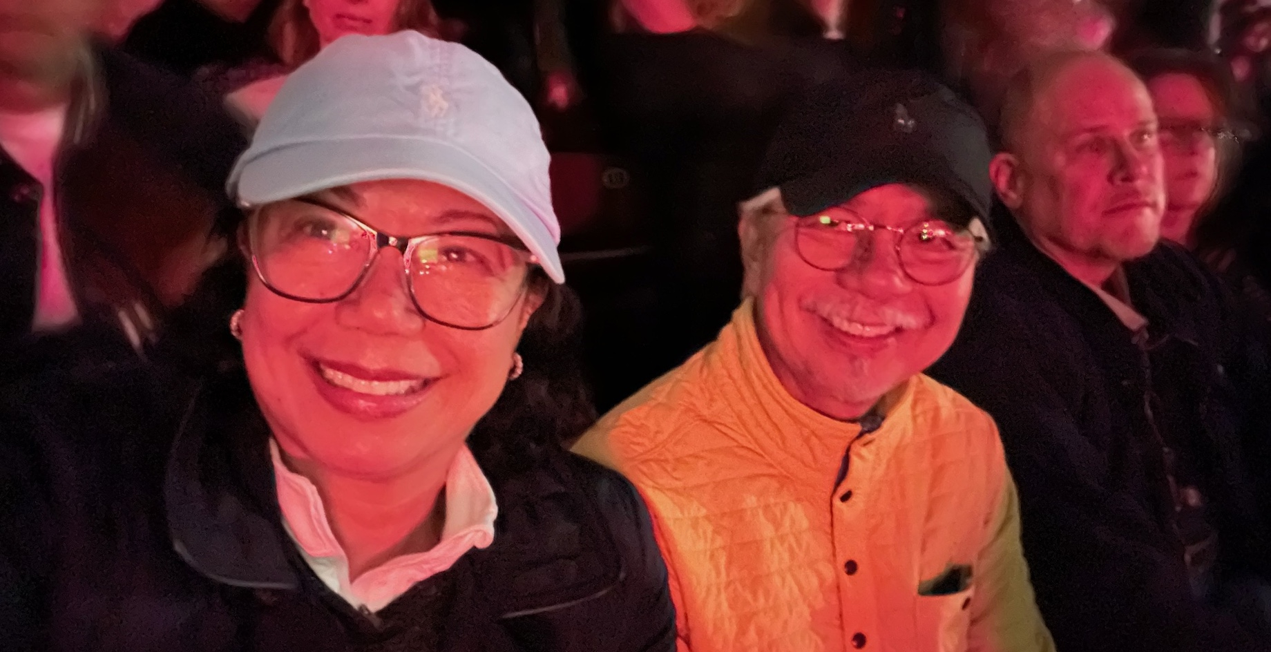 Veronica Malolos and her husband, Manny, at a recent Billy Joel concert