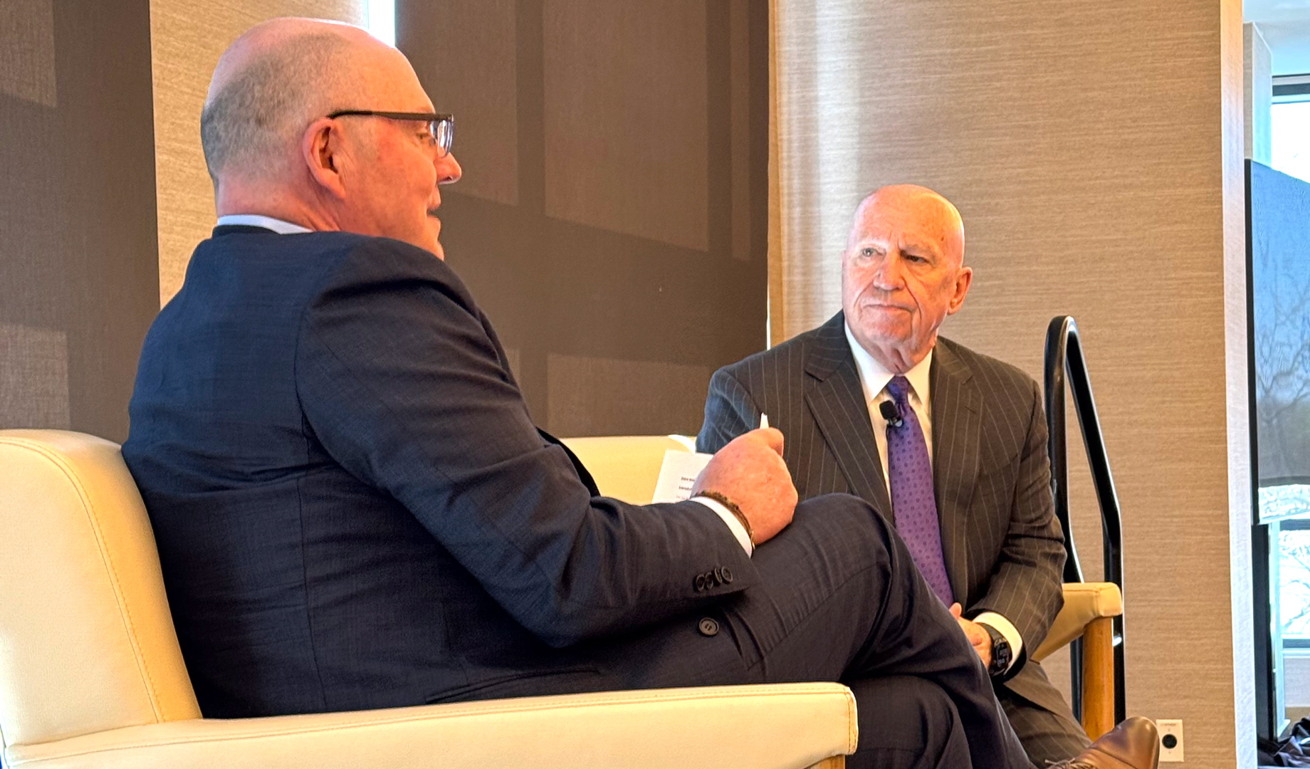 ICSC President & CEO Tom McGee and Kevin Brady.