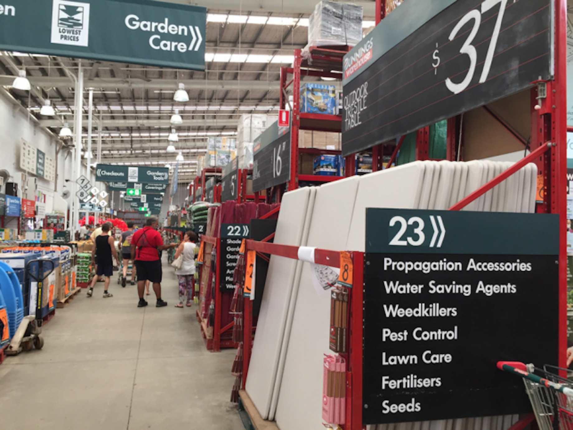 Bunnings home improvement and hardware store is “so dominant in Australia that people search ‘Bunnings’ more than ‘home impro