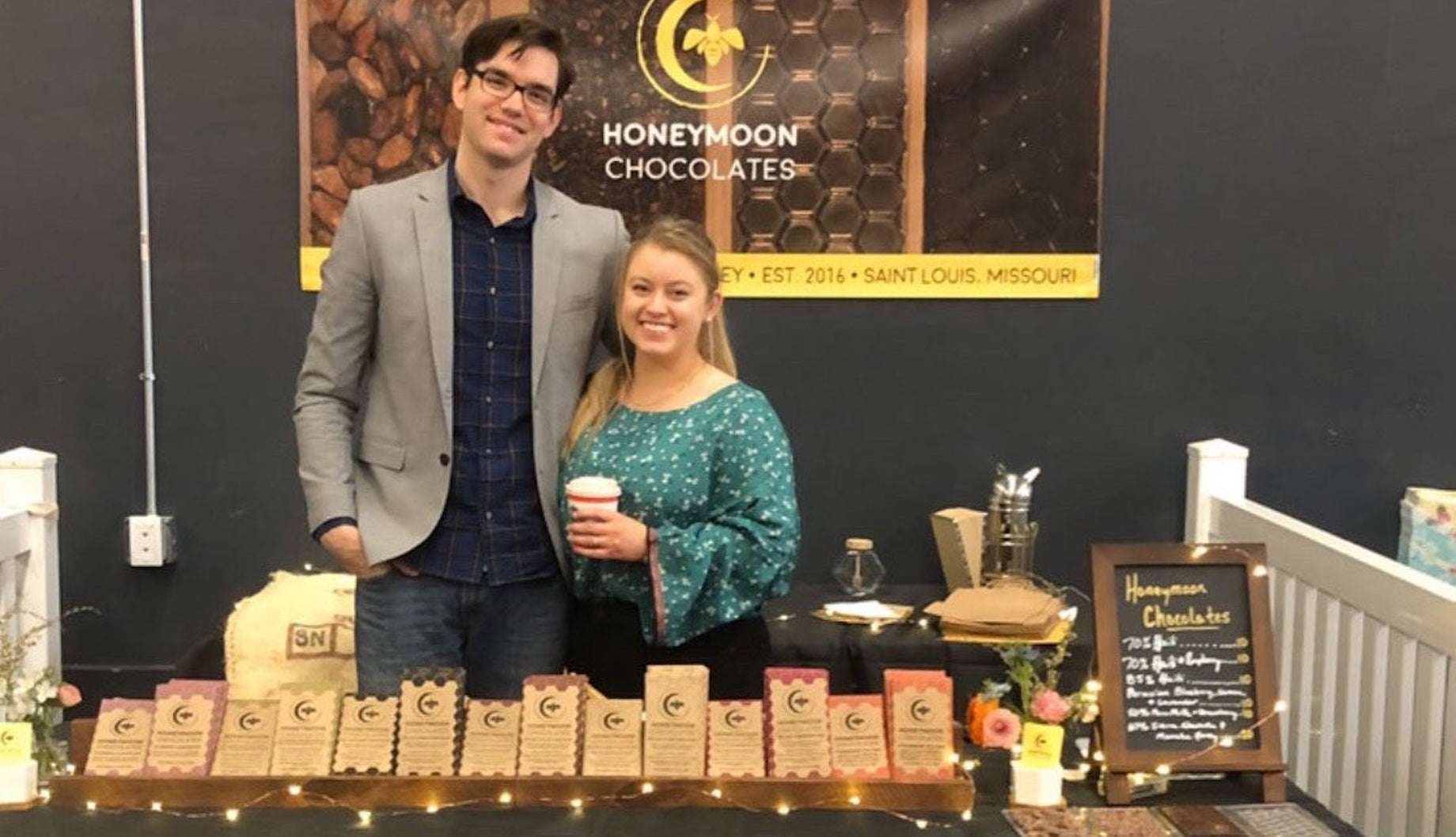 Honeymoon Chocolates founders Cam and Haley Loyet