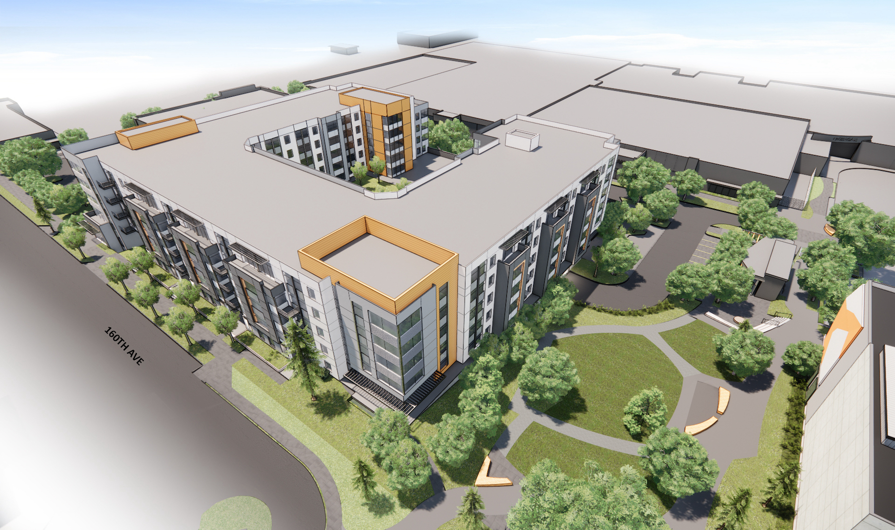 An increasingly affluent neighborhood will support the addition of 224 multifamily units to Crossroads, and this year, ROIC w