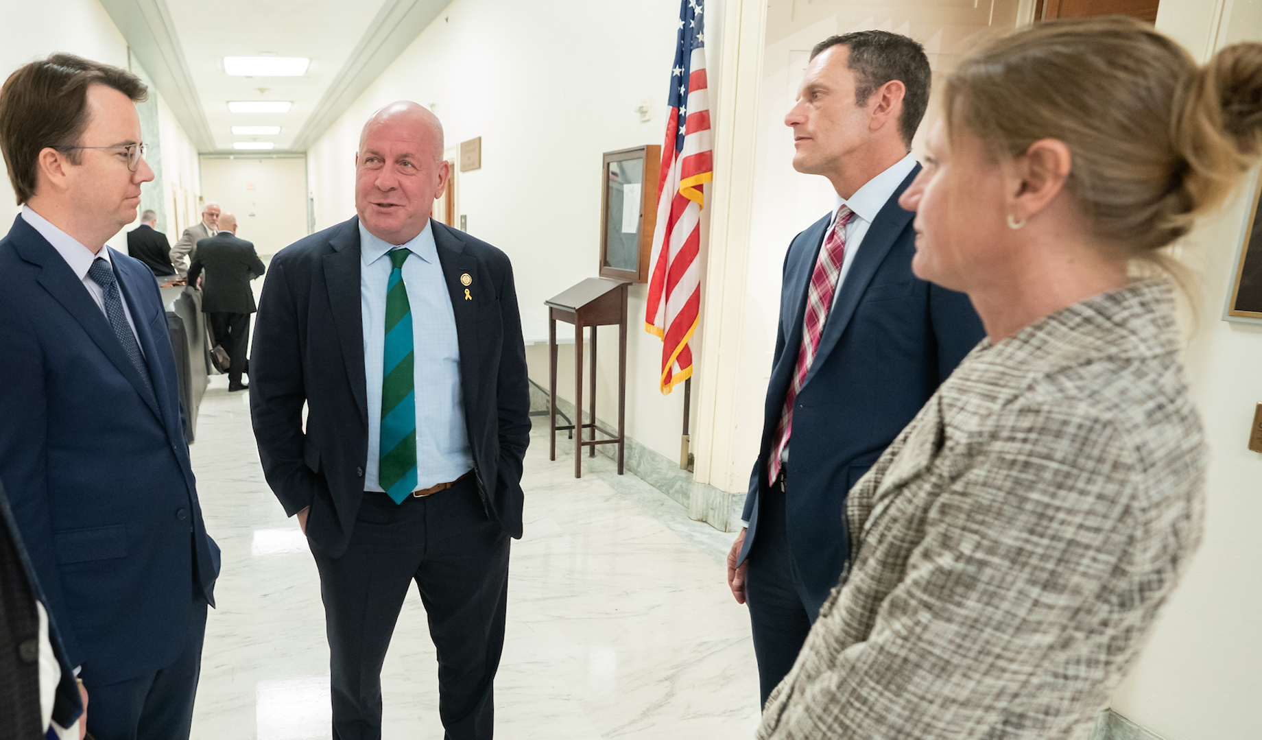 Benjamin Brotzman, Rep. David Taylor (R-OH-2), Josh Sanders and Kelly Casto.