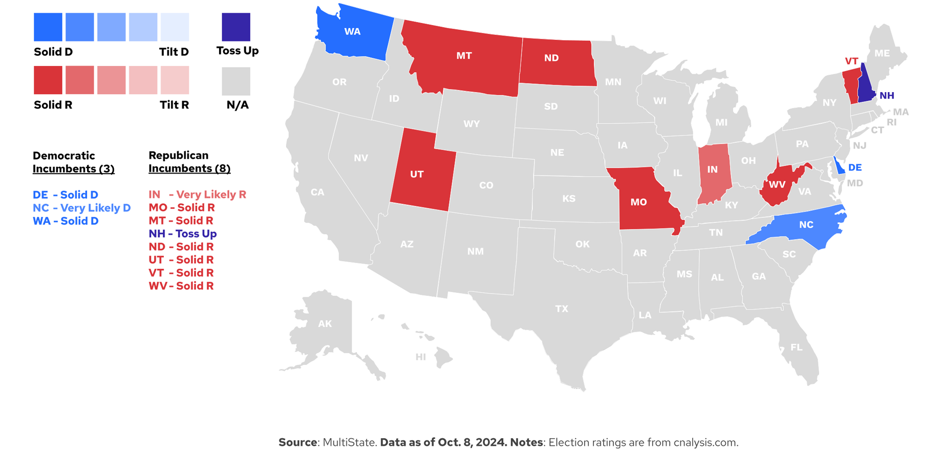 2024 State Races to Watch Governors ICSC