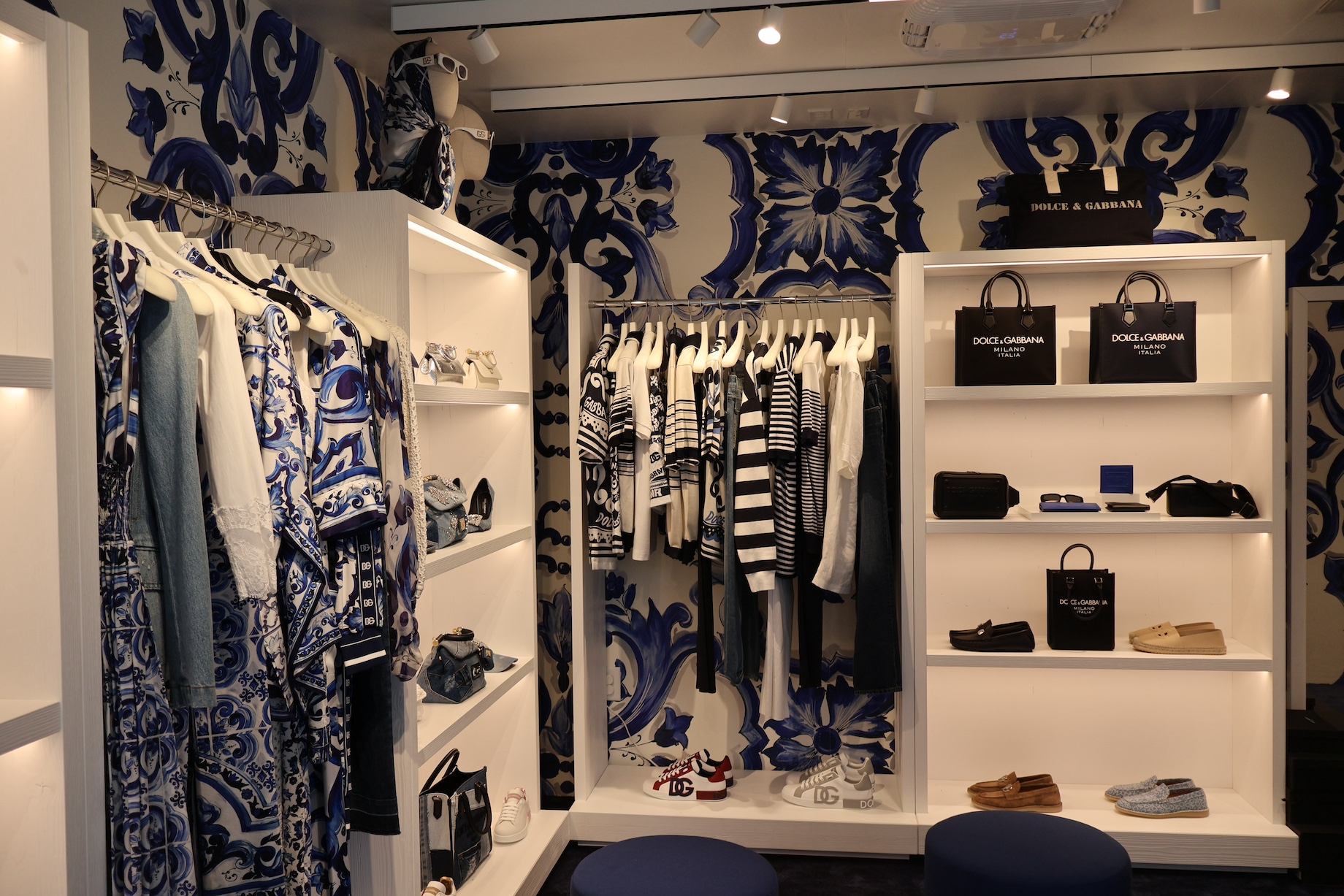 Brands provide their own merchandise usually for display and fulfillment by shipping. They can use their own teams to operate