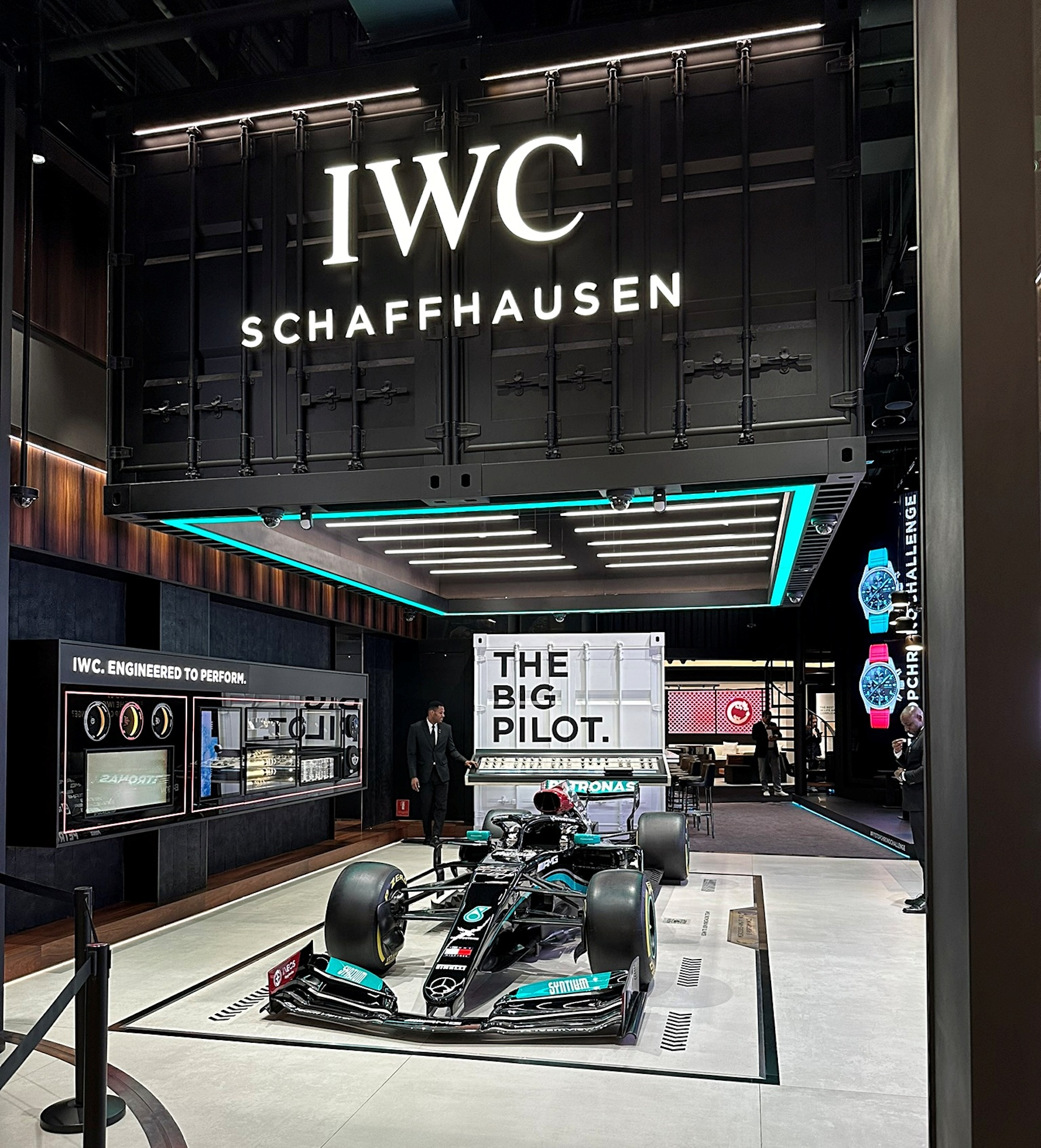 Among the luxury retailers in Dubai Mall is Swiss watchmaker IWC Schaffhausen.