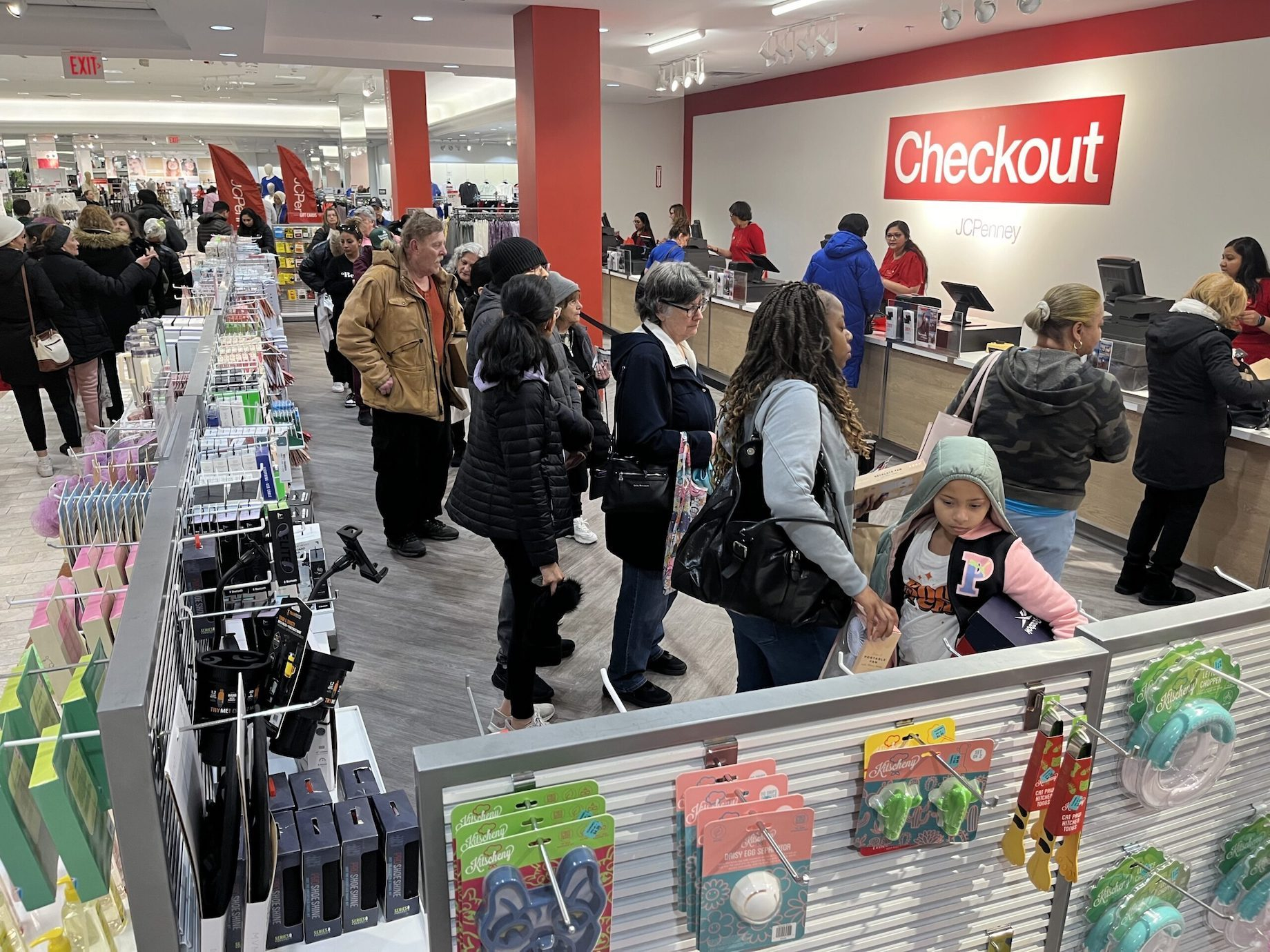 JCPenney has opened its first new store in eight years, at Wayne, New Jersey’s Willowbrook mall.