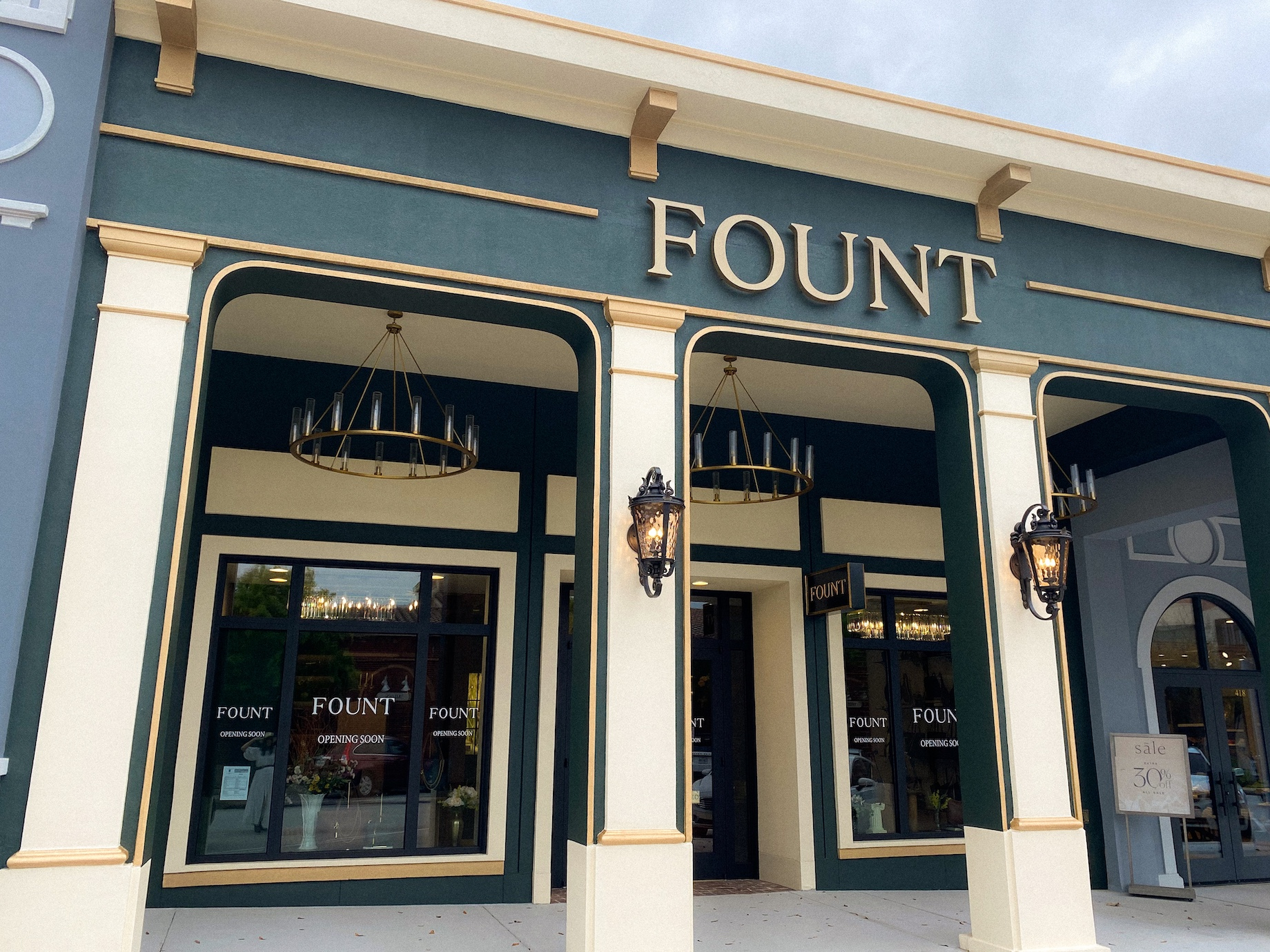 Fount’s location in Kite’s Southlake Town Square north of Dallas and Fort Worth