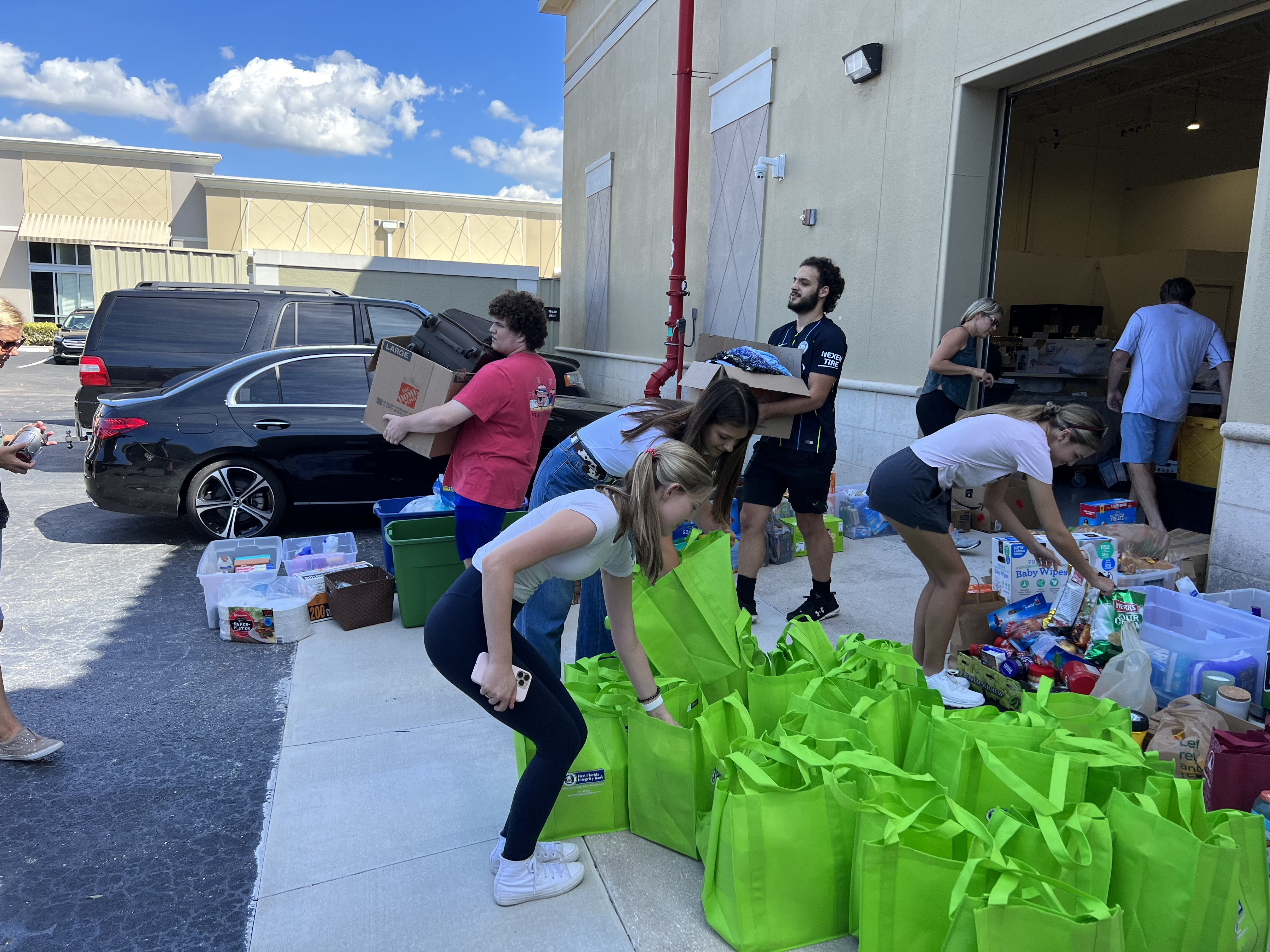 Local realtor Shawn Stuben and his family volunteered at Naples’ Florida’s True Fashionistas designer resale, which acted as 