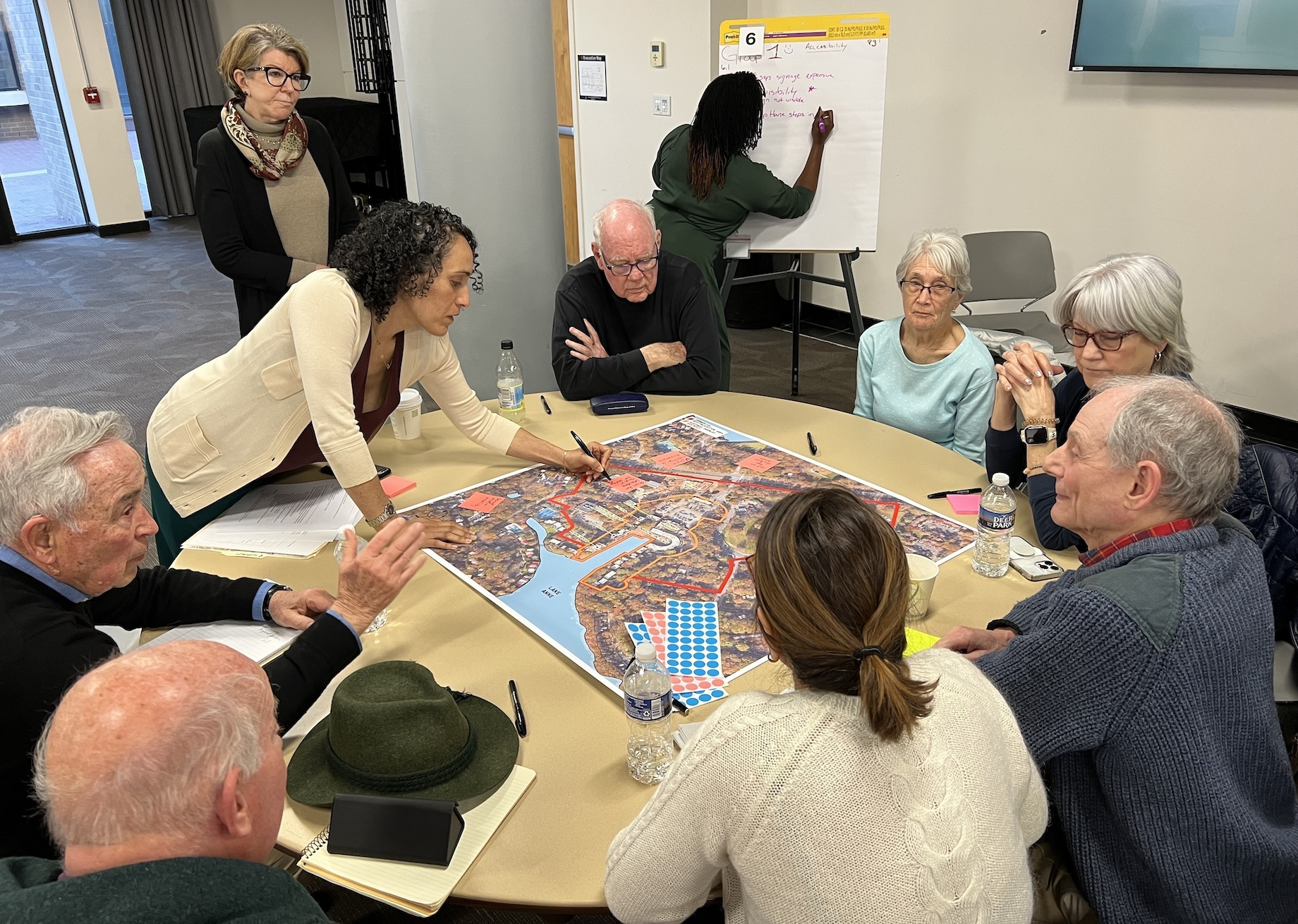 Streetsense’s Larisa Ortiz lent her expertise at a redevelopment strategy visioning session for Northern Virginia’s Lake Anne
