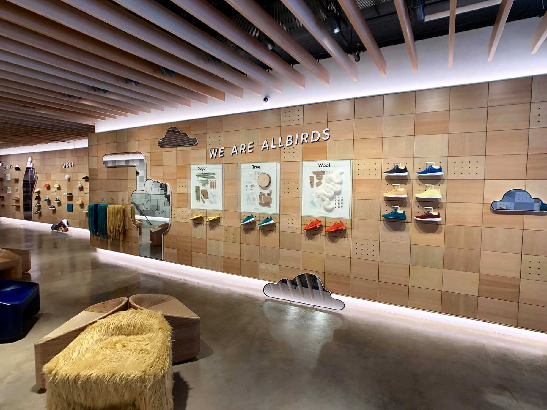 Online footwear retailer Allbirds now operates stores in New York City, San Francisco and Toronto