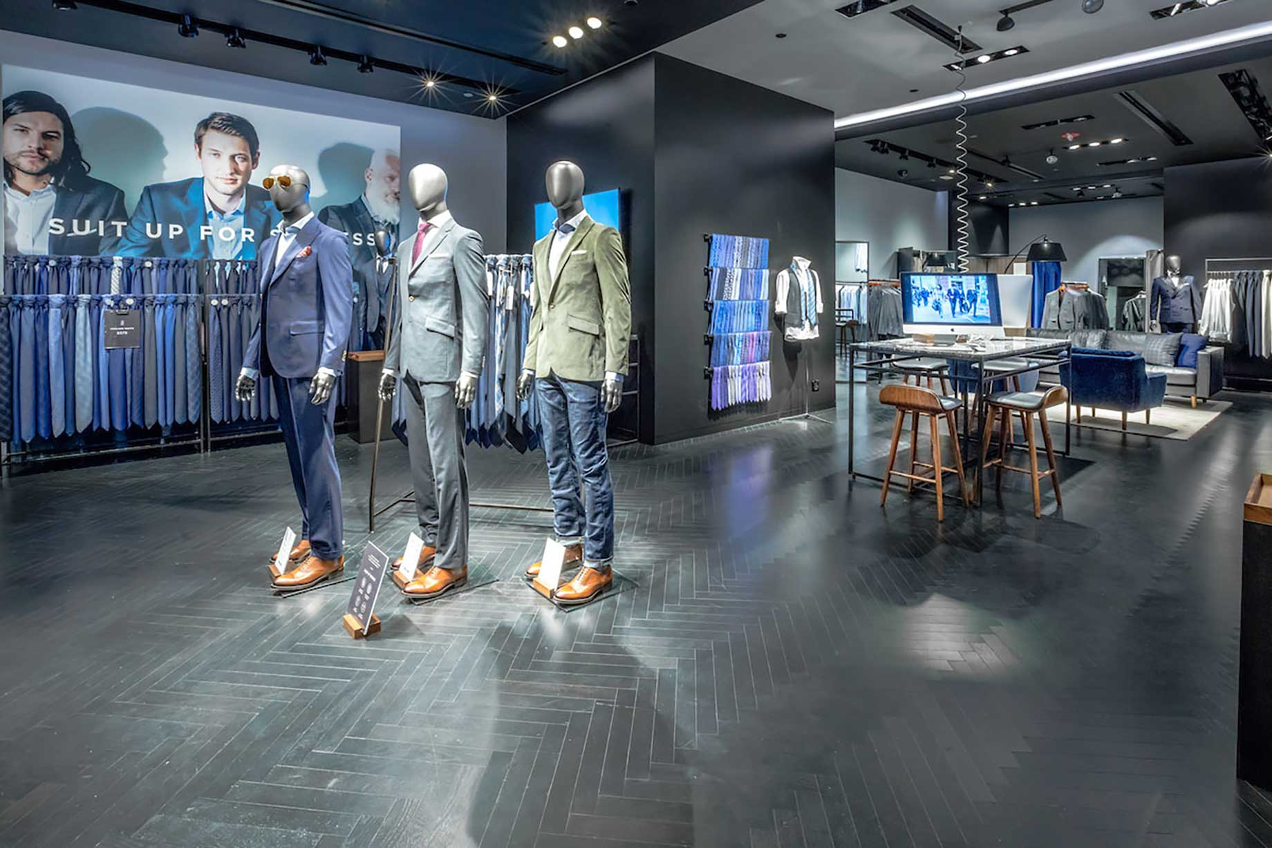 Indochino's Chicago showroom