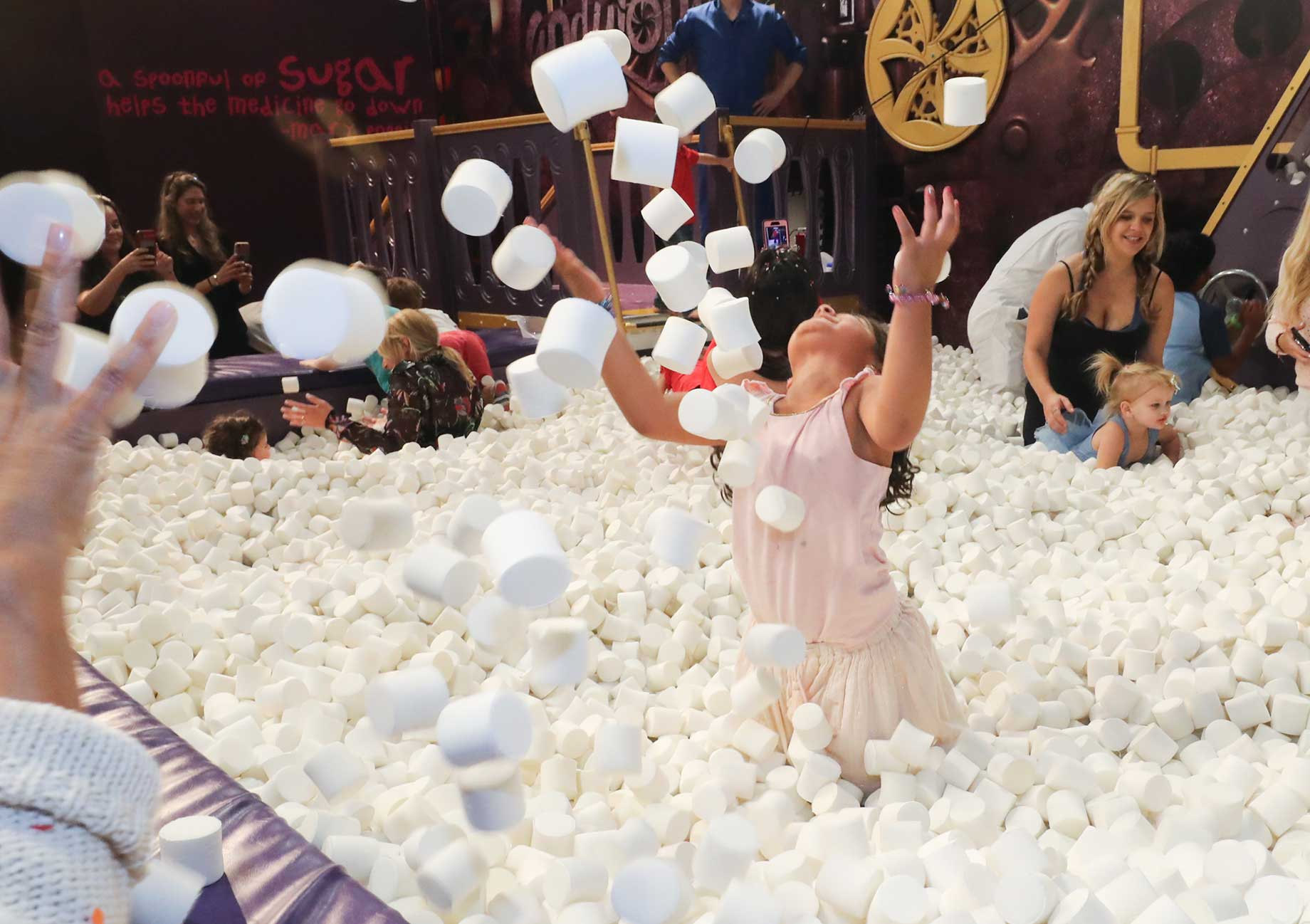 The marshmallows aren't real
