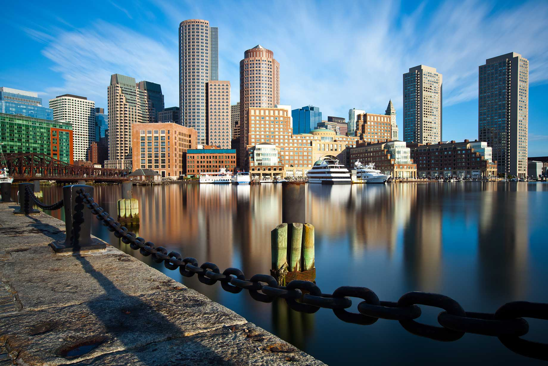 The Seaport District in Boston has seen a booming office and retail parket over the past couple of years