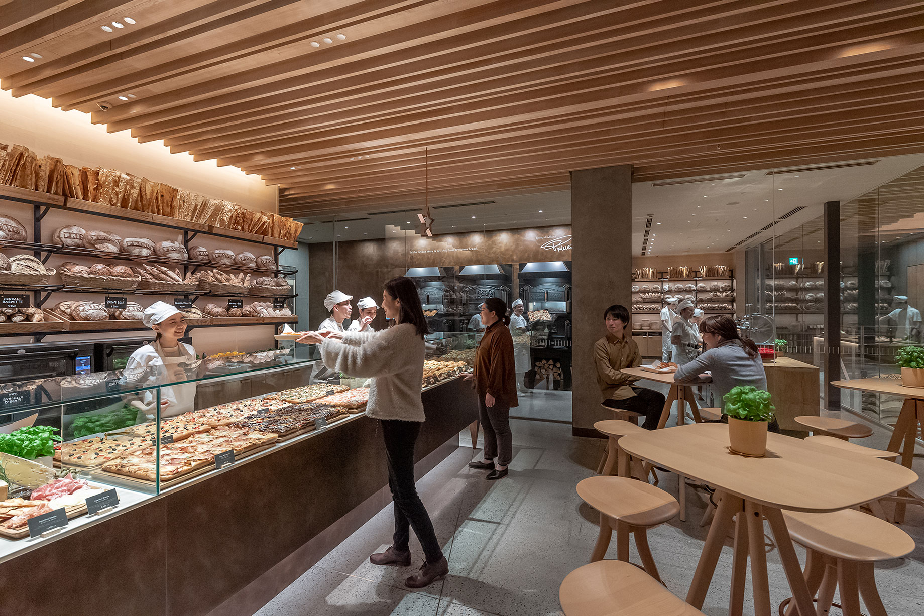 The Roastery is home to the first Princi bakery in Japan