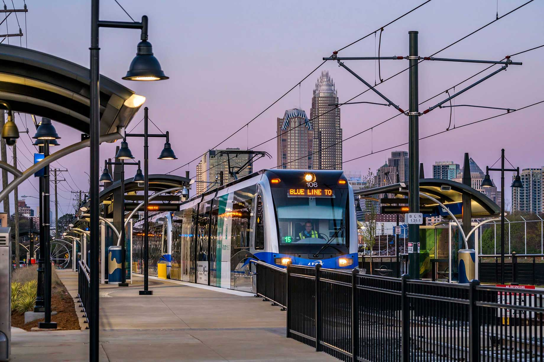The Charlotte Area Transit System started construction last July on the Gateway Station transit hub