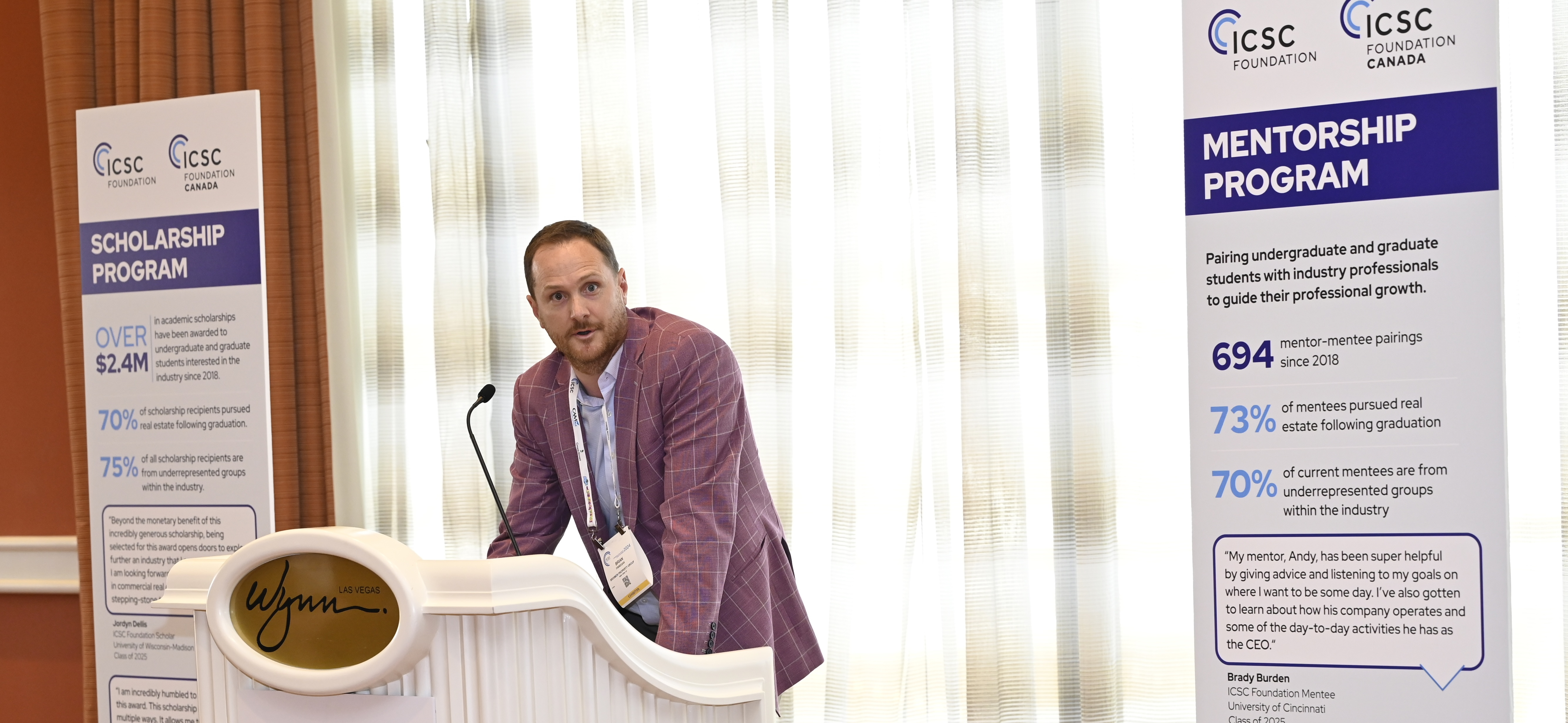 Brixmor president and CEO Brian Finnegan, pictured at the ICSC Foundation Reception during ICSC LAS VEGAS in 2024, became cha