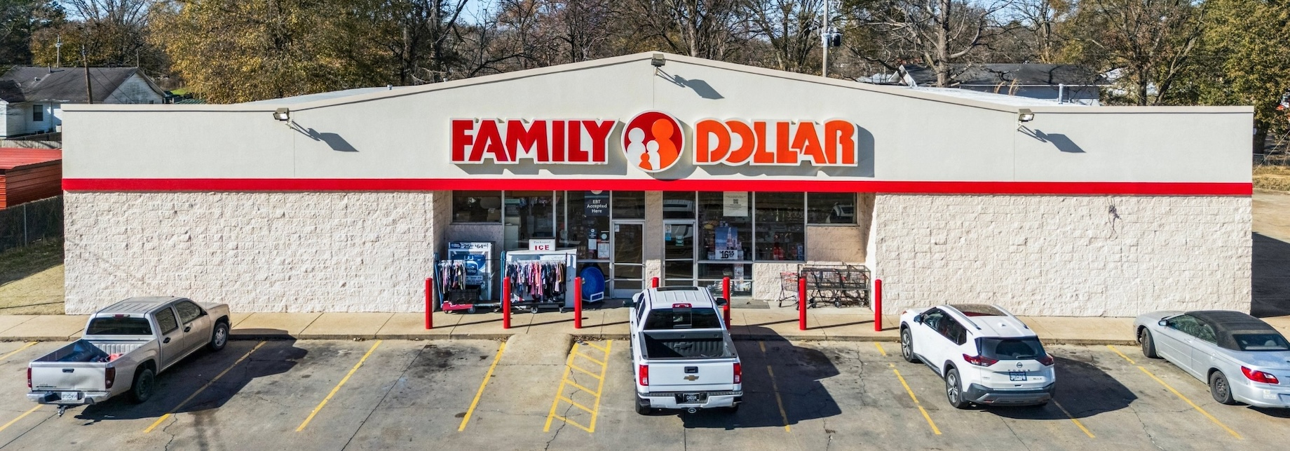 Family Dollar stores in the sale-leaseback operate in 19 states.