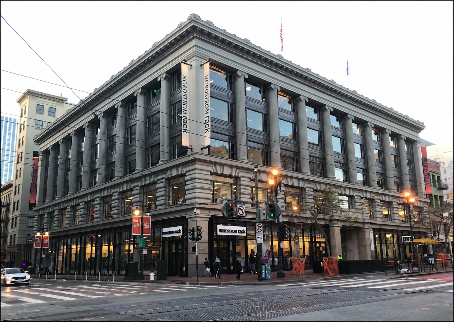 Nordstrom Rack closed its store at 901 Market St., above, in 2023. The retailer plans to return to San Francisco next year wi