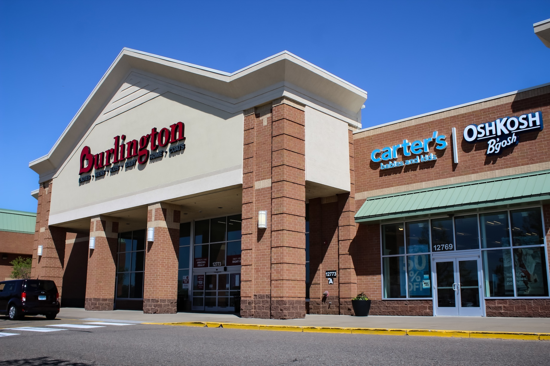 A Minneapolis Burlington store in May