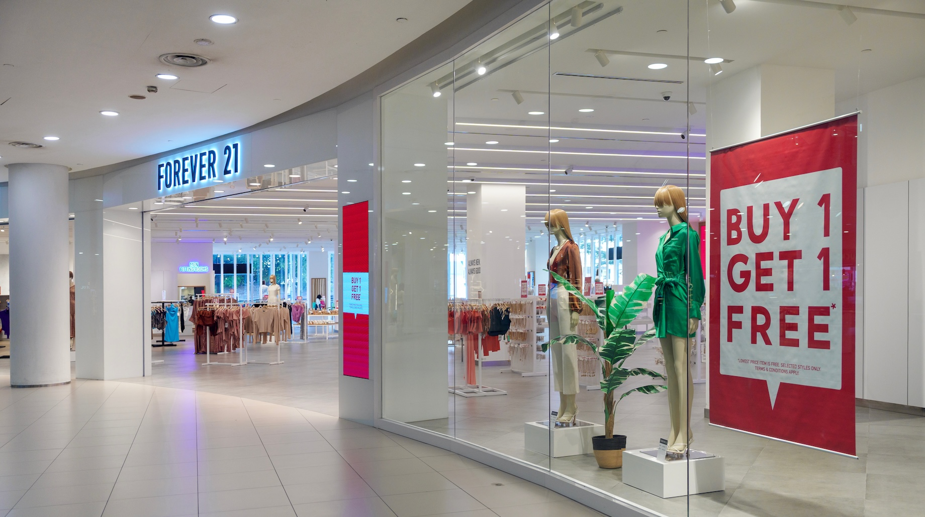 A Forever 21in Penang, Malaysia on June 4