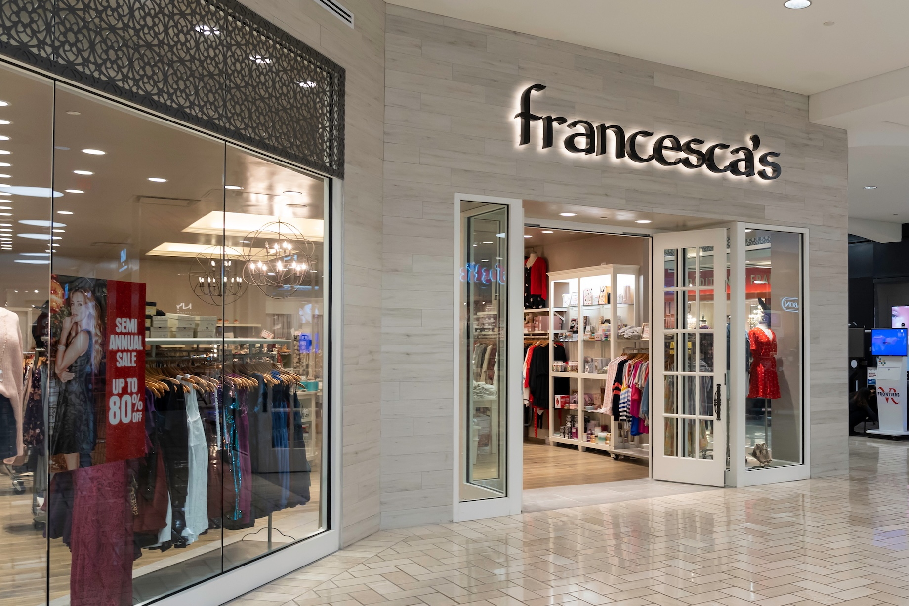 Francesca’s in Virginia’s Tysons Corner Center on Jan. 14, 2020