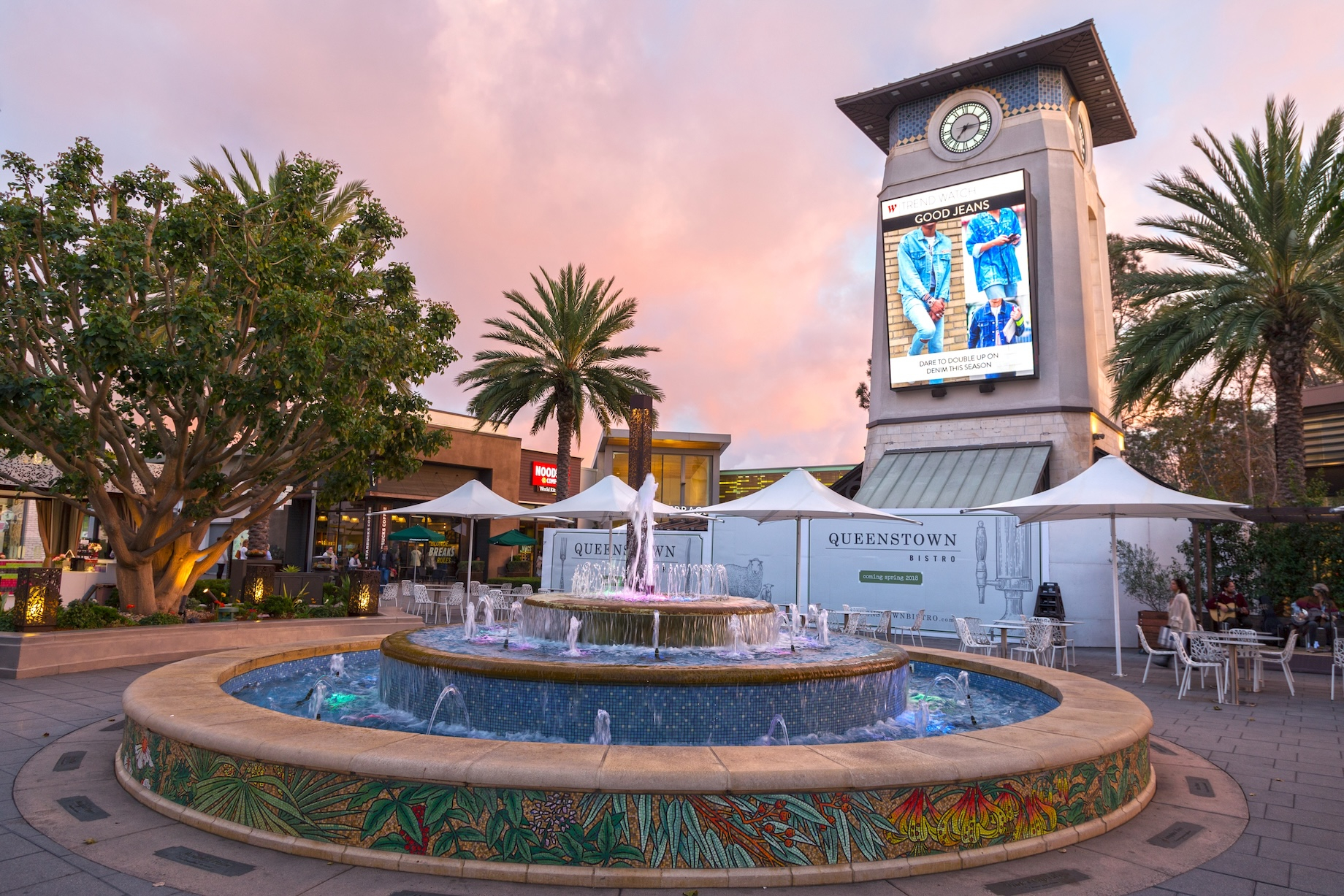 Westfield UTC’s Palm Plaza in 2018