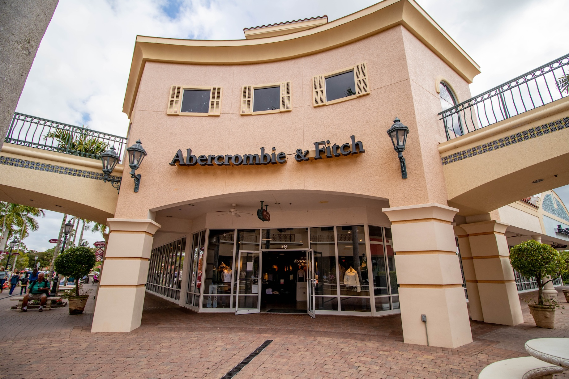Abercrombie & Fitch Co. operates about 850 stores around the world, including this Abercrombie & Fitch in Estero, Flo