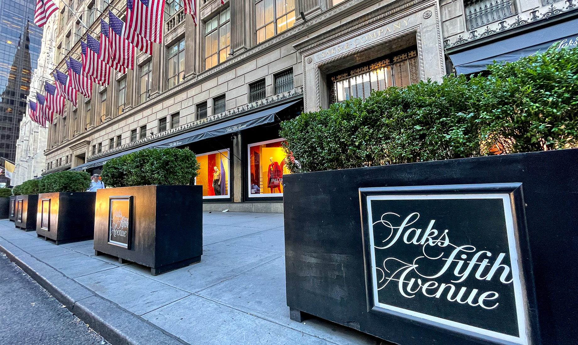 Saks Fifth Avenue in Midtown Manhattan