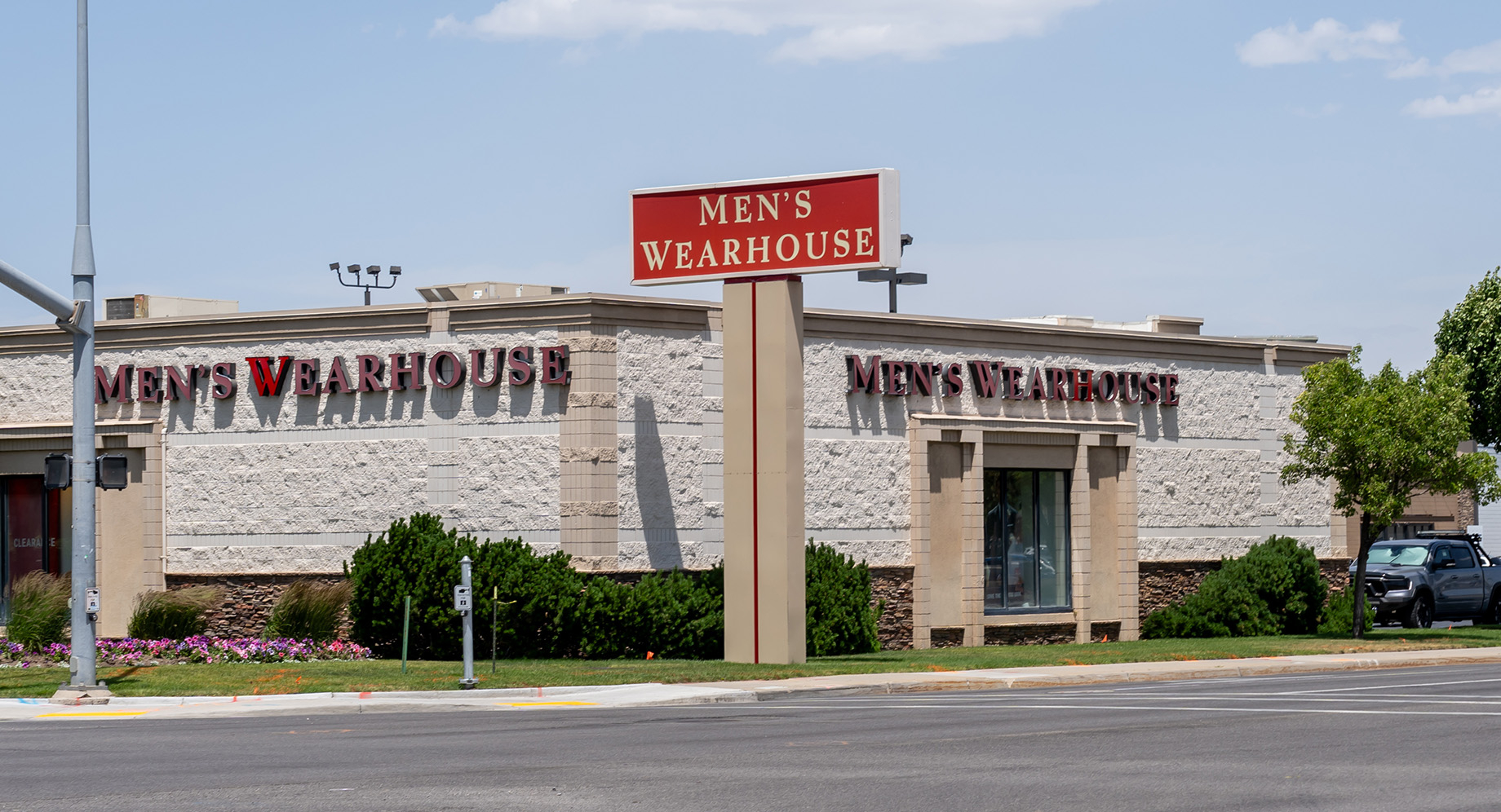Tailored Brands plans to open 250 Men’s Wearhouse stores over 10 years. A Salt Lake City location is pictured here in 2023.
