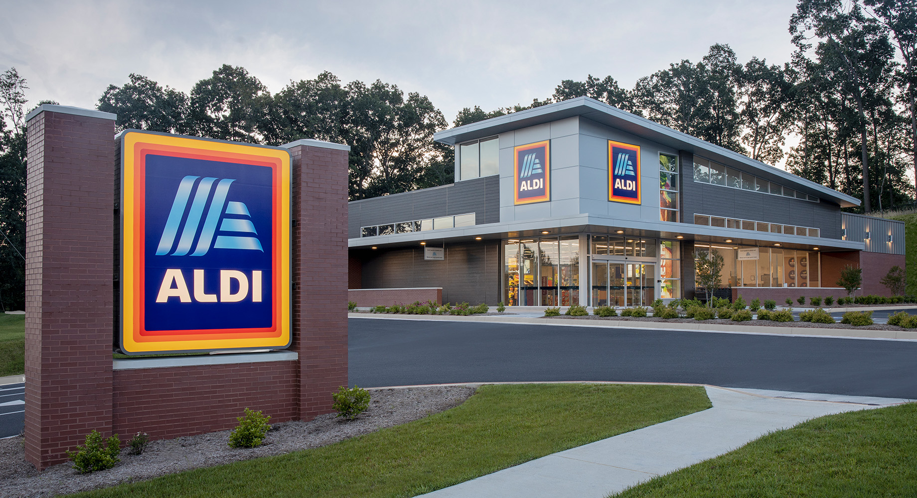 Aldi’s U.S. footprint includes this store in Harrisburg, Pennsylvania.