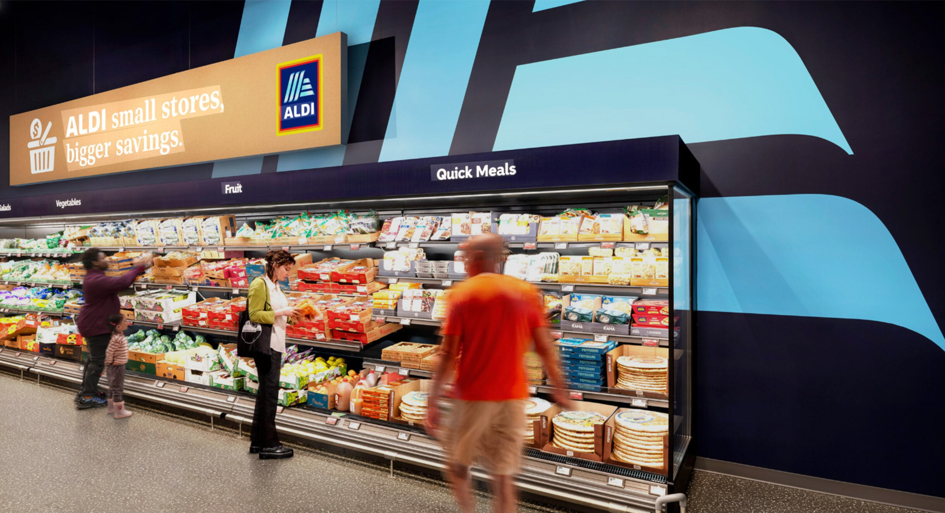 Aldi South Group started testing its new store format last year in Aventura, Florida.