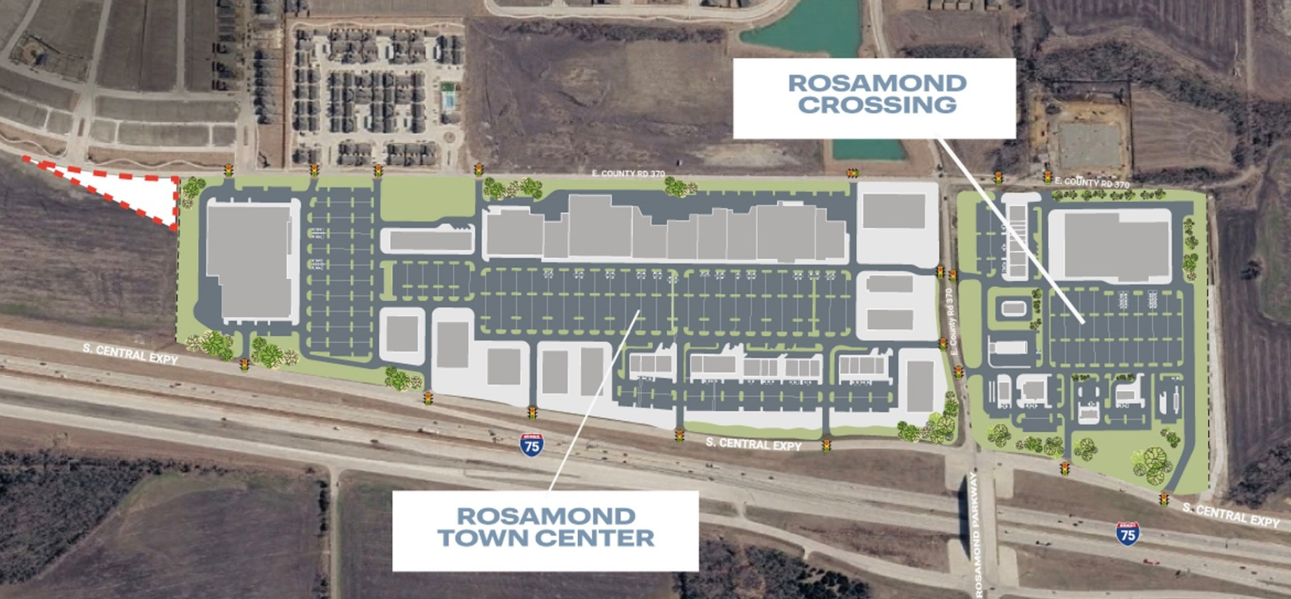 Big V Property Group, Seitz Group and Principal Asset Management are developing two ground-up retail projects — Rosamond Town