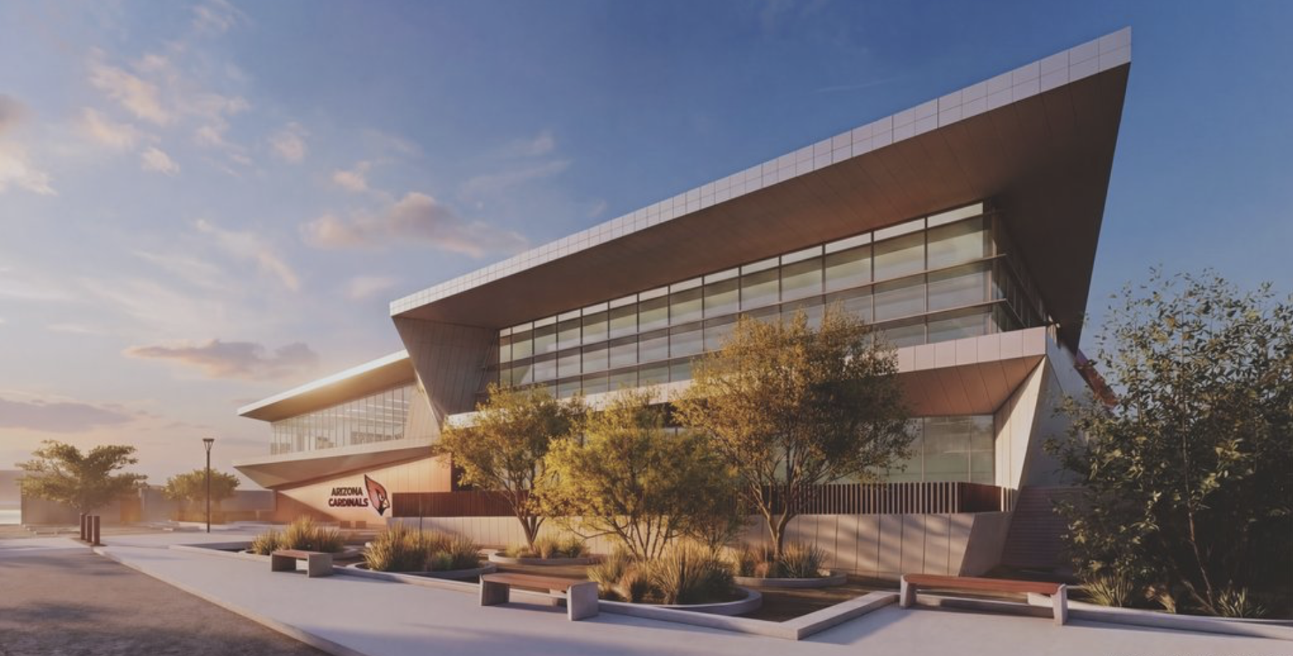 The Arizona Cardinals’ 250,000-square-foot headquarters and practice facility is scheduled to open in 2028.