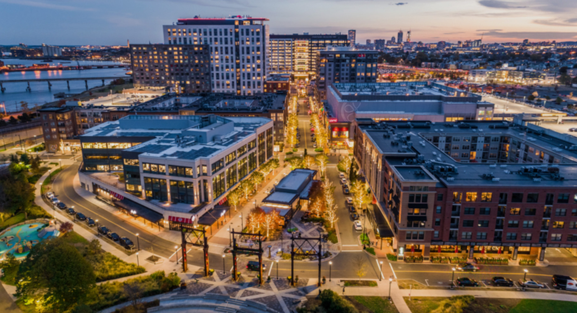 Federal Realty’s portfolio includes the Assembly Row mixed-use development in Somerville, Massachusetts.