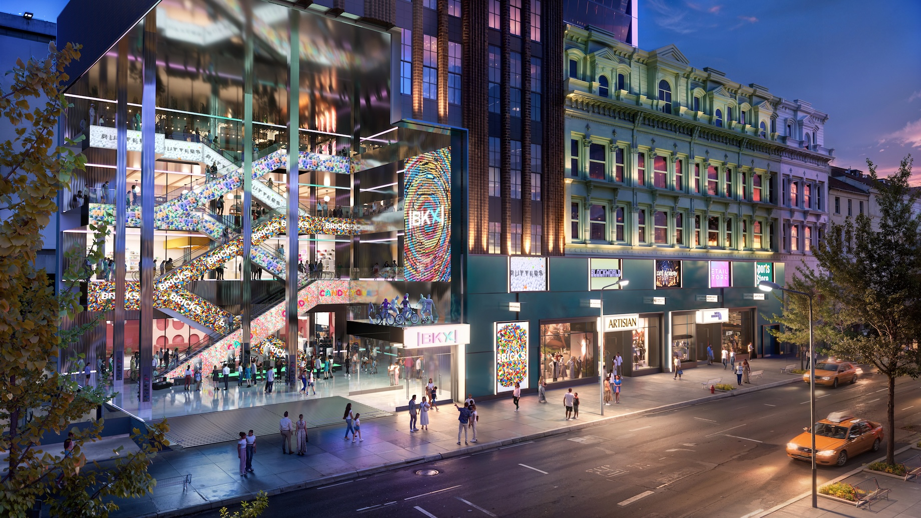 Retail and entertainment tenants are being lined up for the BKX mixed-use project, a redevelopment of the former Macy’s in do