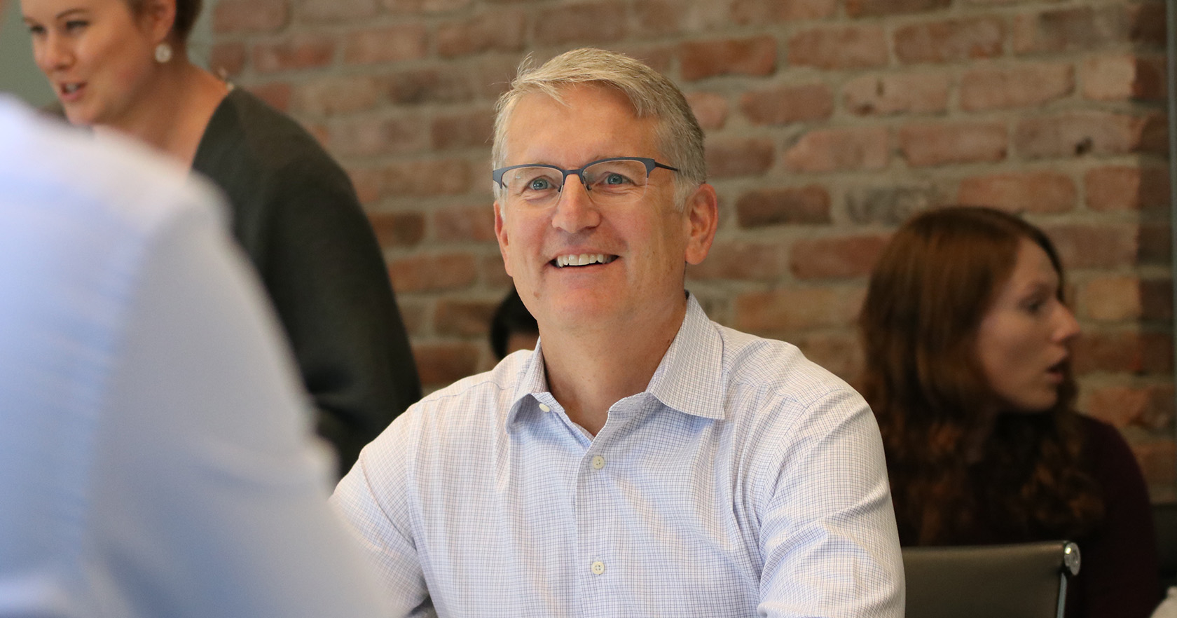 Jim Taylor at a Brixmor all-employee meeting