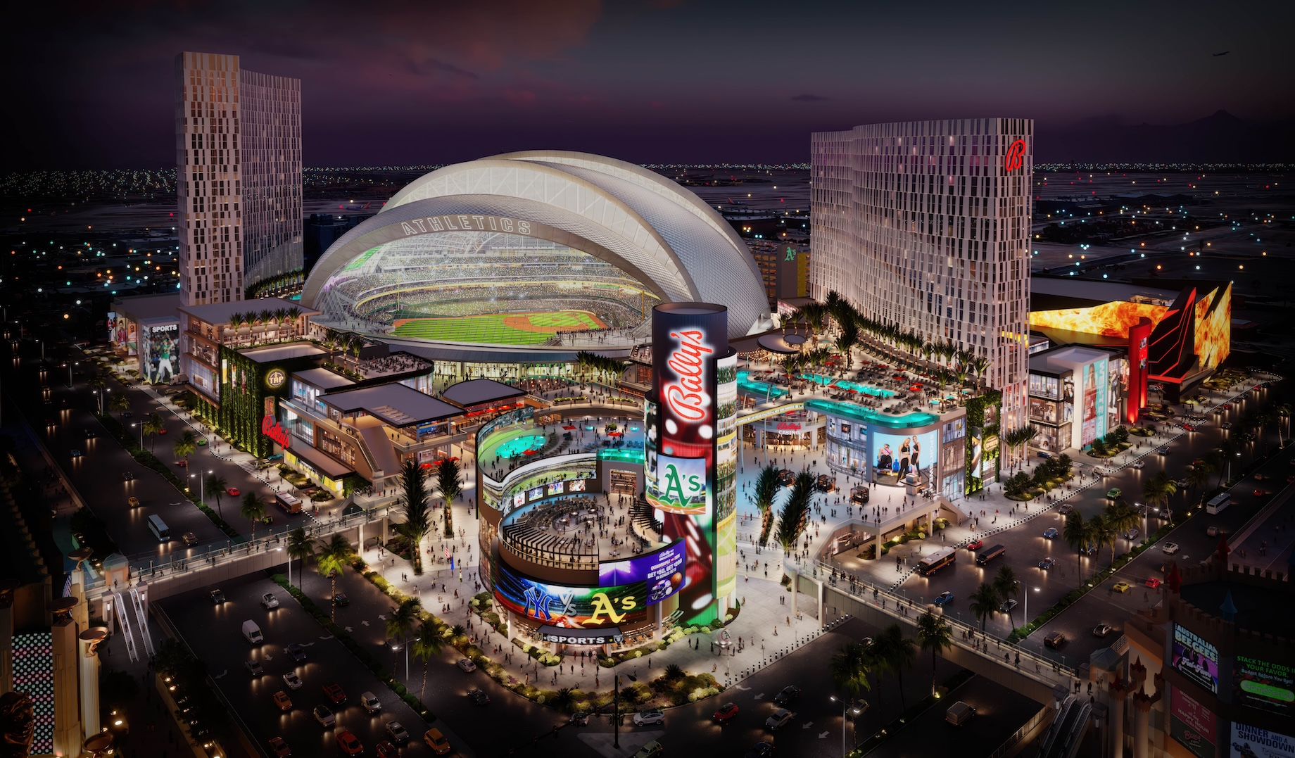 Bally’s plans to build a mixed-use hotel-casino project along the Las Vegas Strip that will offer around 500,000 square feet 