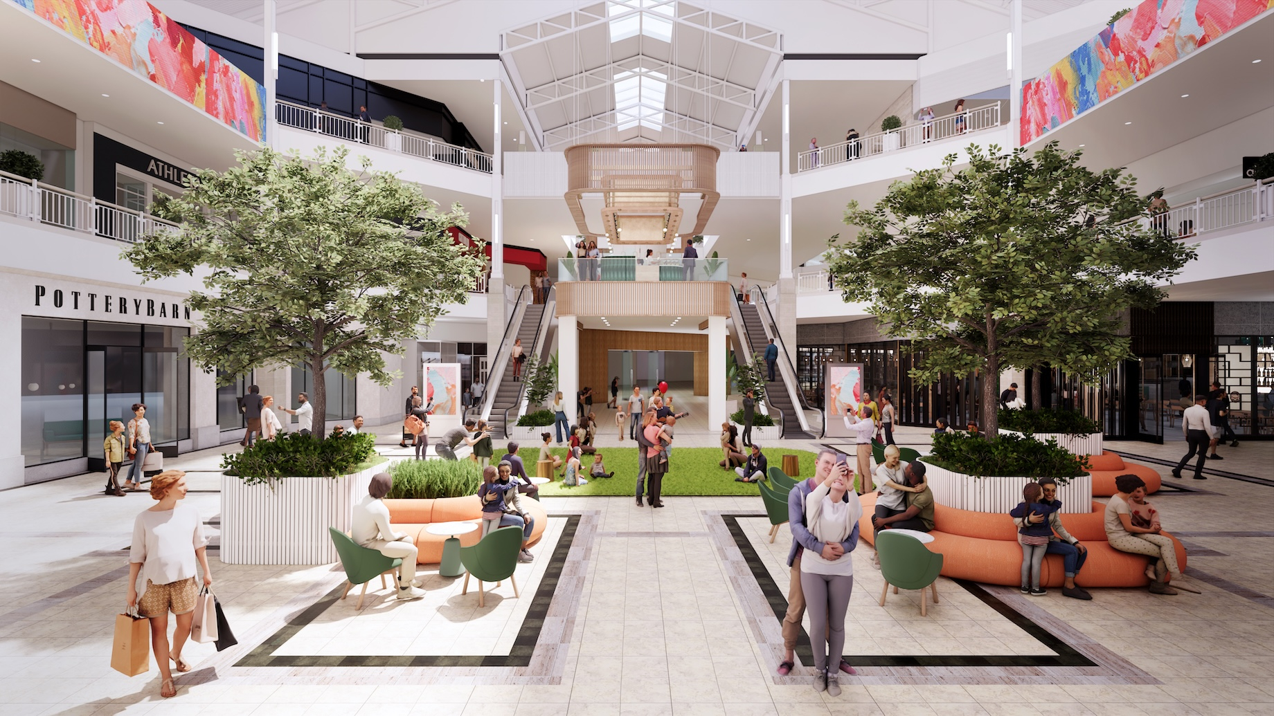 Pacific Retail Capital Partners is renovating the interior of New Jersey’s Bridgewater Commons.