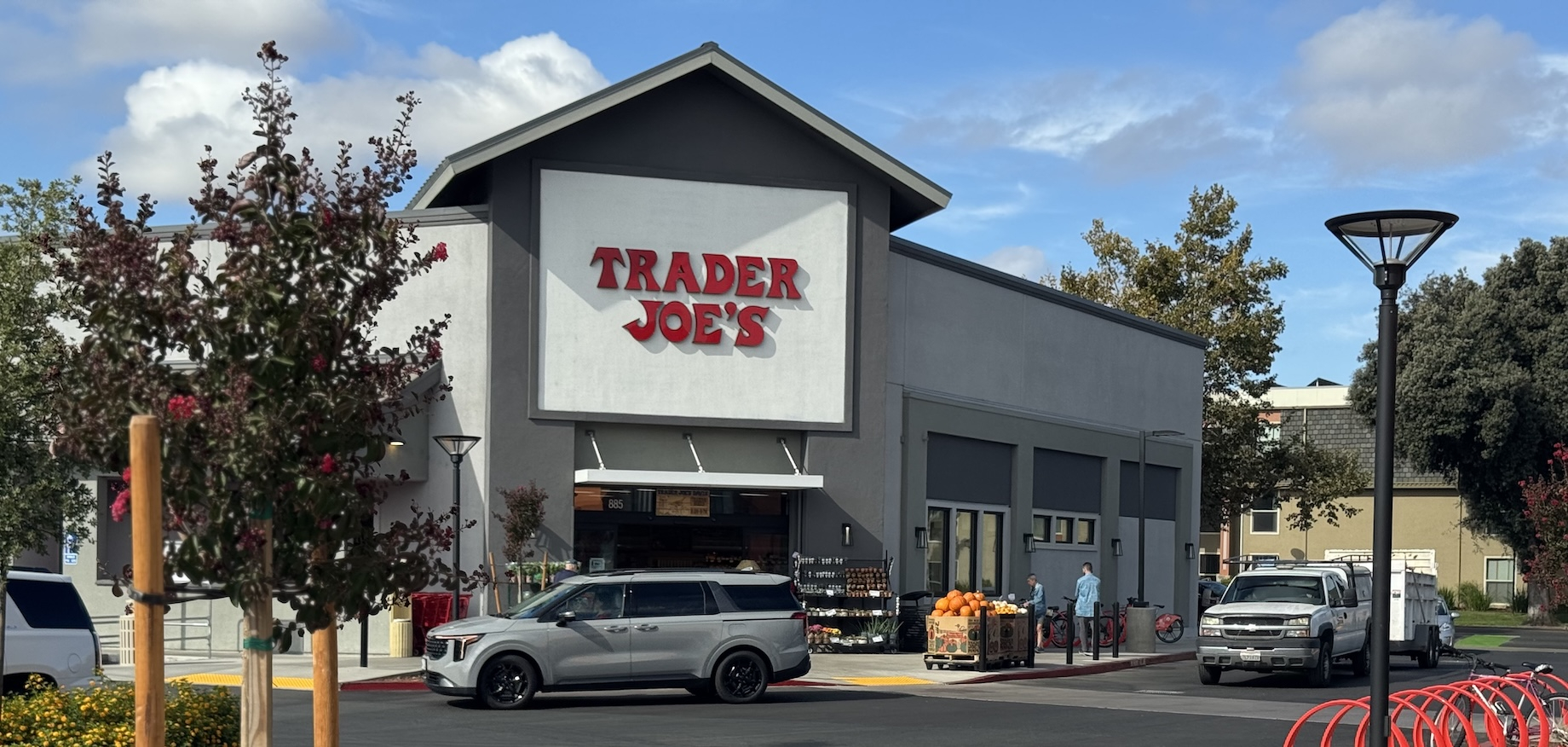 Brixmor’s Brian Finnegan counts the opening of this Trader Joe’s in Davis, California, as a highlight of his work with Brixmo