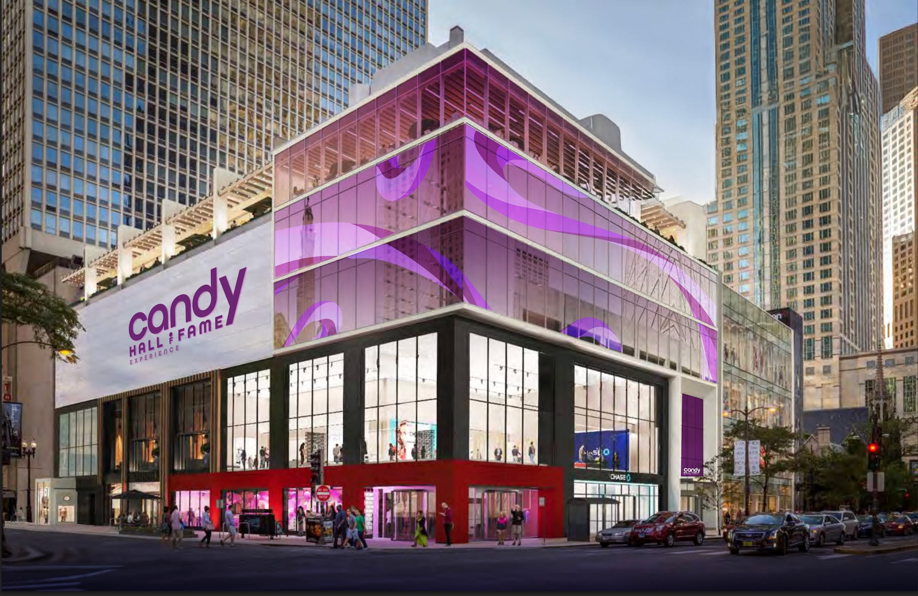 The Candy Hall of Fame will fill 60,000 square feet on Chicago’s Magnificent Mile when it opens in 2027.
