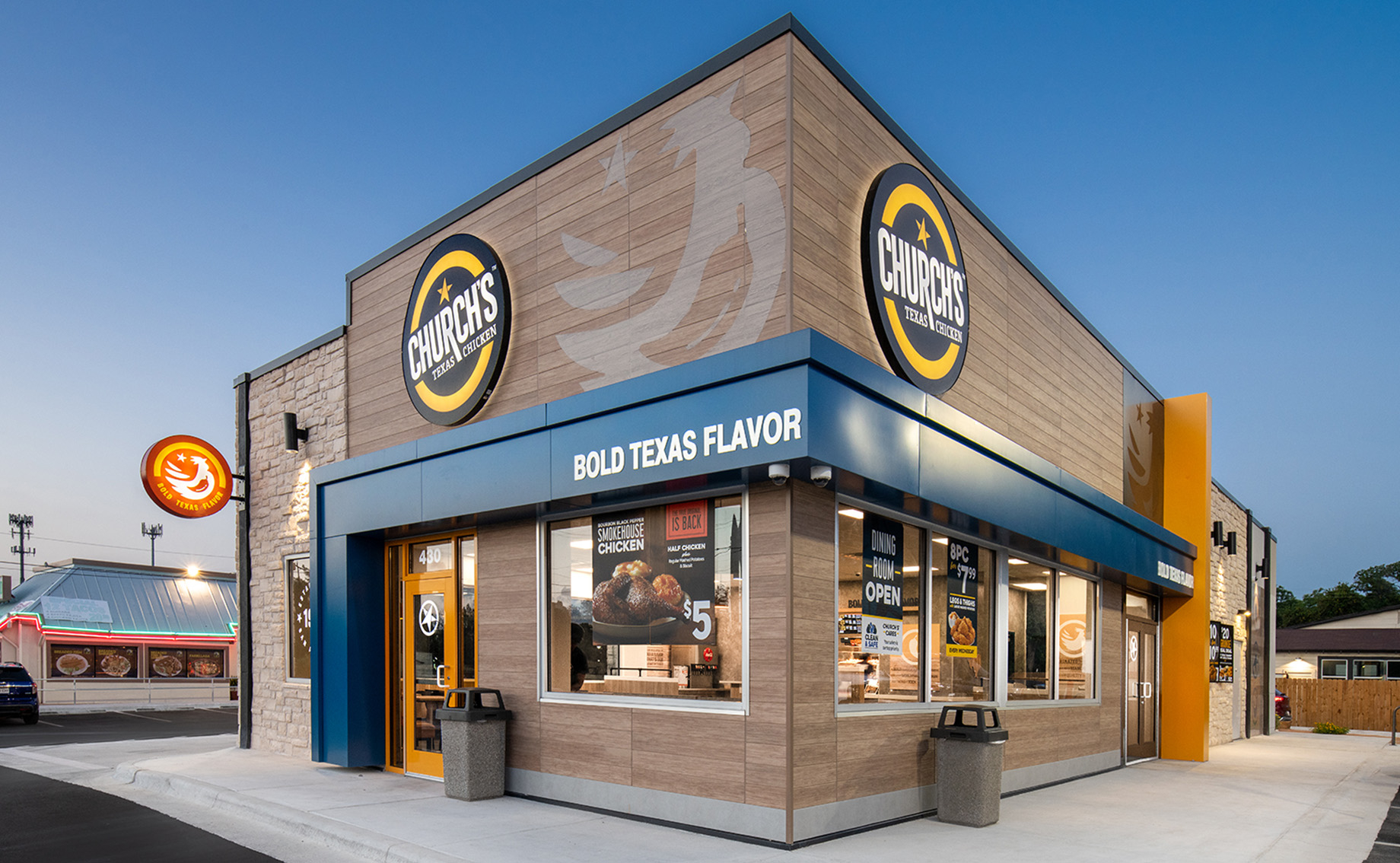 A San Antonio location of Church’s Texas Chicken, which sees the potential for another 2,000 restaurants in the U.S.