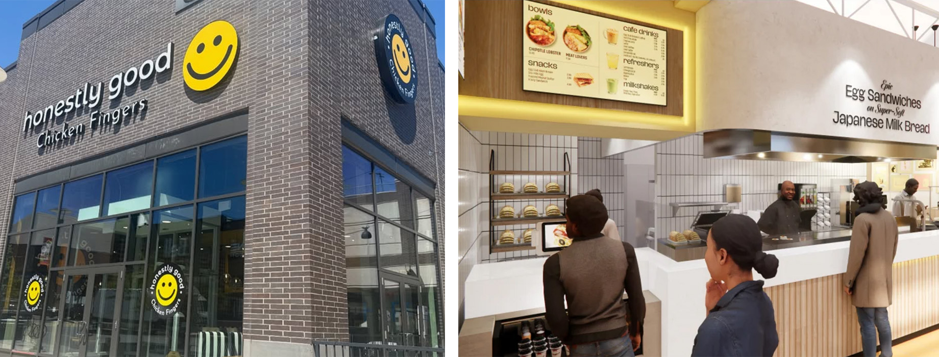 Canadian concepts Honestly Good Chicken Fingers and Egg Club are pursuing franchise opportunities in the U.S. and Canada.